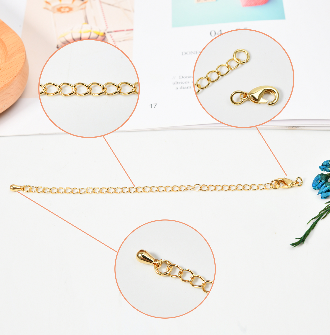 Gold Filled End Chain