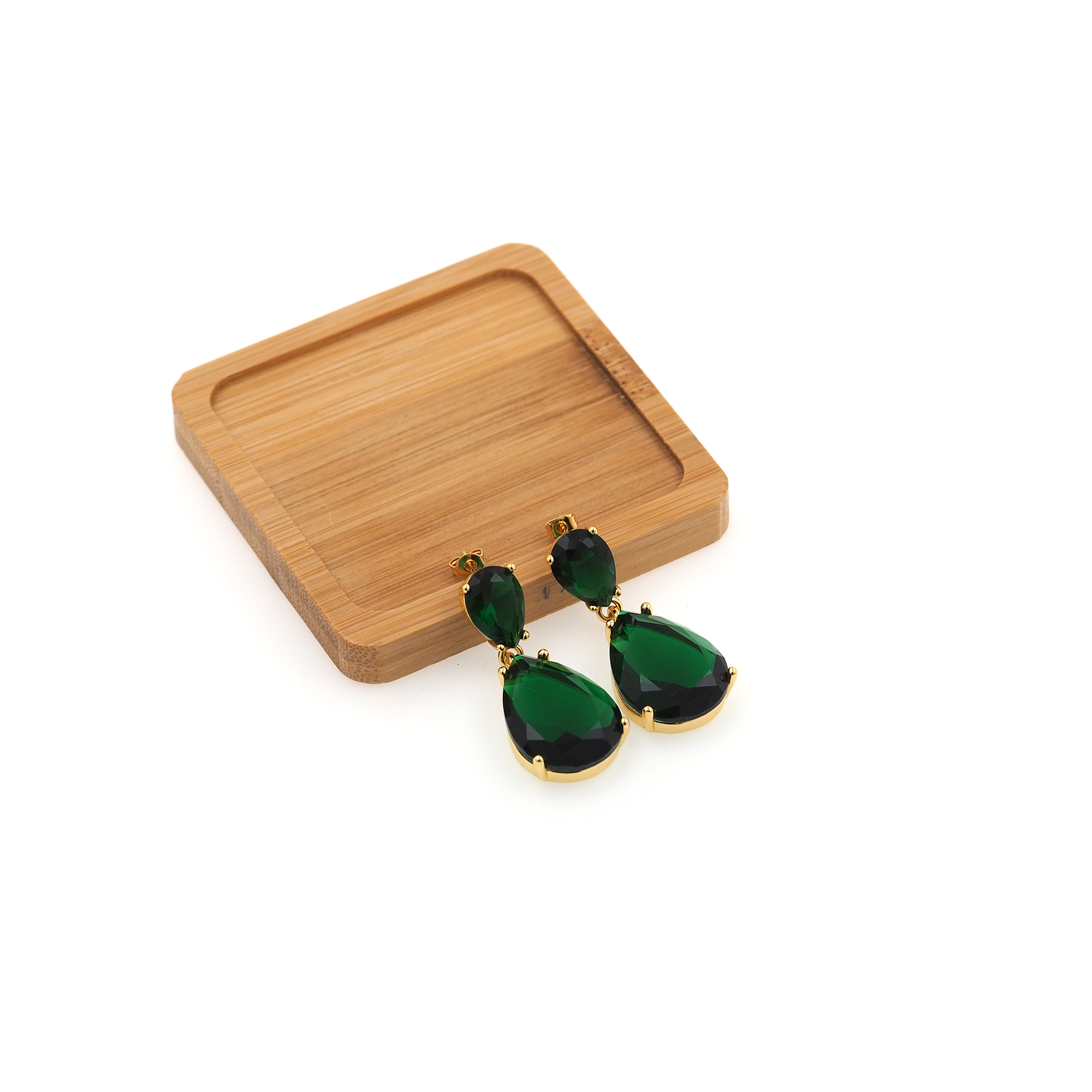 18K Gold Filled Teardrop Stud Earrings,CZ Micro Pave Teardrop Earrings,Dainty Earrings,Minimalist Earring,Gift for Wife