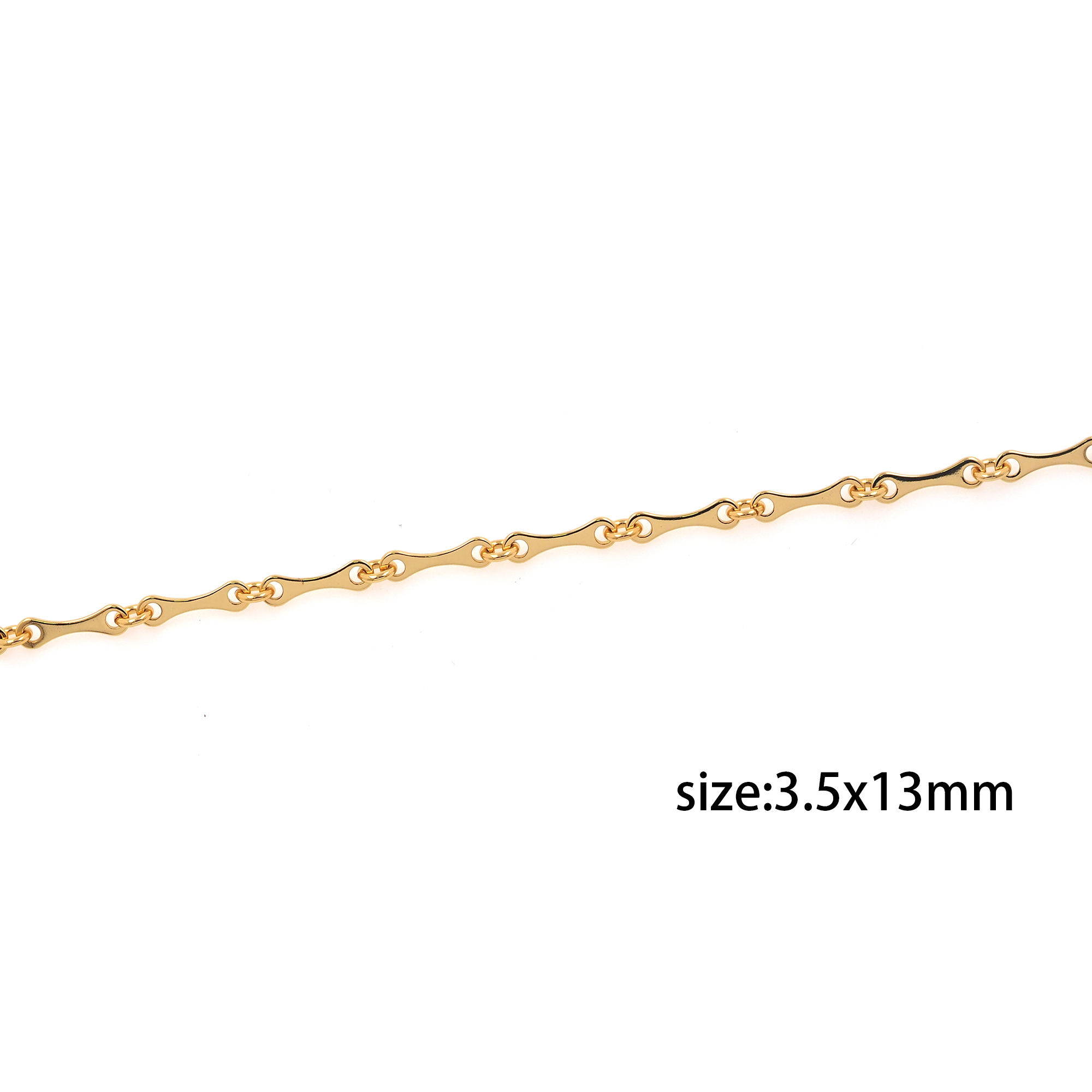 18K Gold Filled Cable Chain Necklace,Dainty Thin Link Chain,Gold Geometric Chain Necklace for Women DIY Jewelry Making Supply