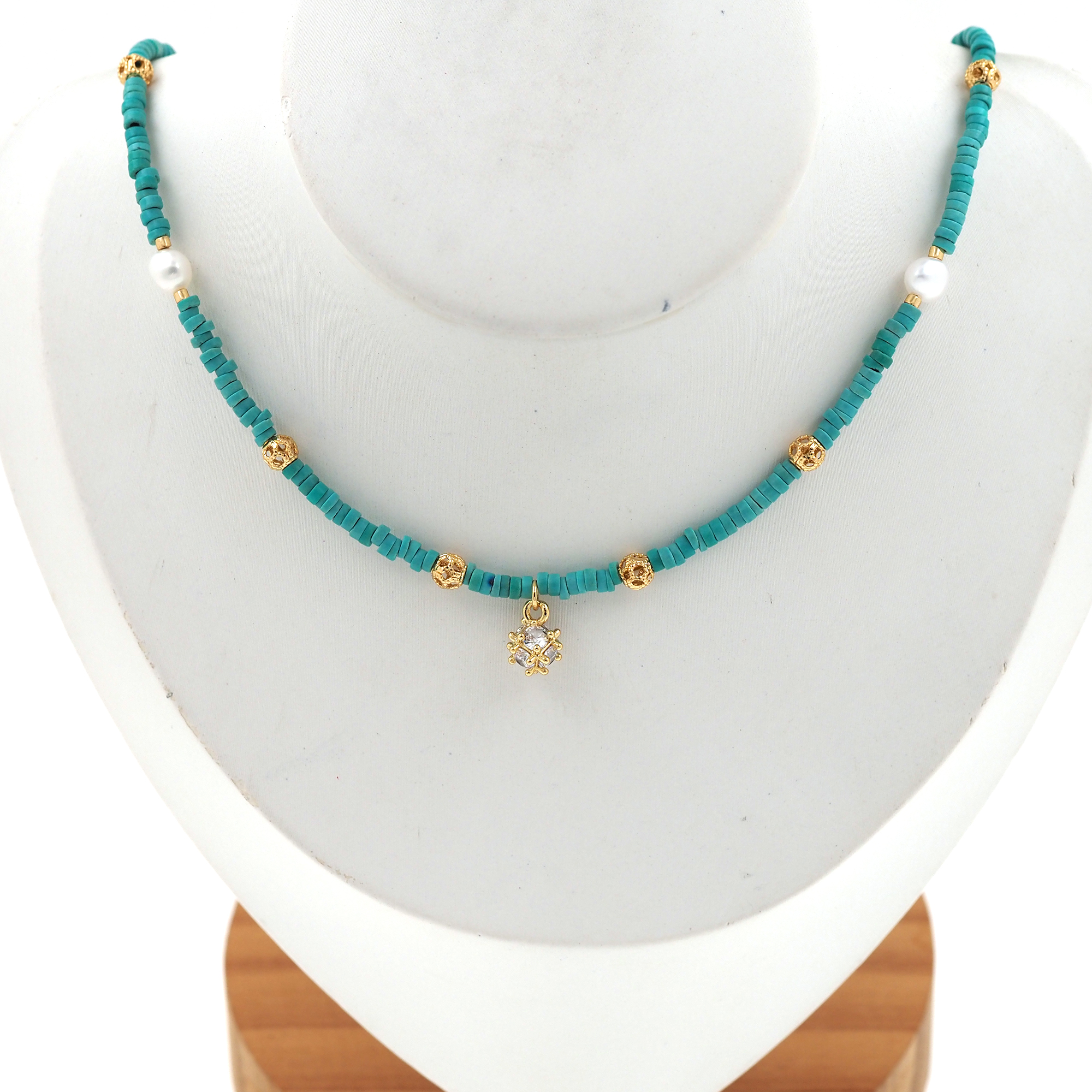 18K Gold Filled Star Pendant Necklace,Minimalist Necklace,Pearl Necklace,Beaded Necklace,Adjustable Necklace