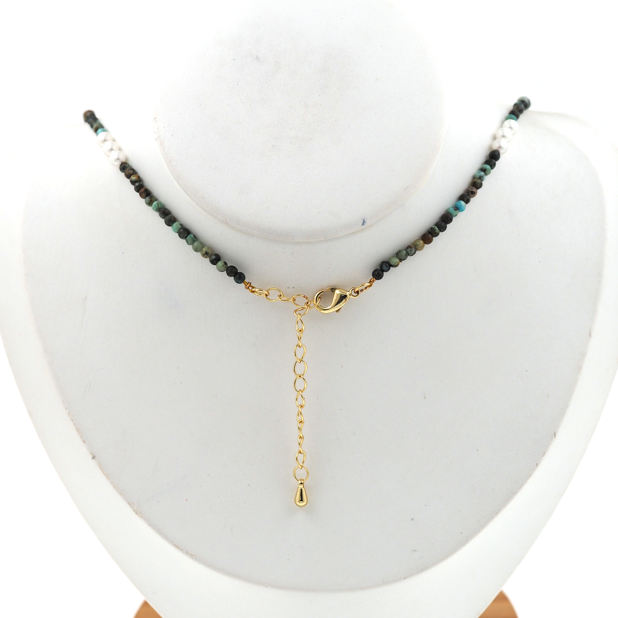 18K Gold Filled Wing Necklace,Minimalist Necklace,Dainty Necklace,Beaded Necklace,Adjustable Necklace