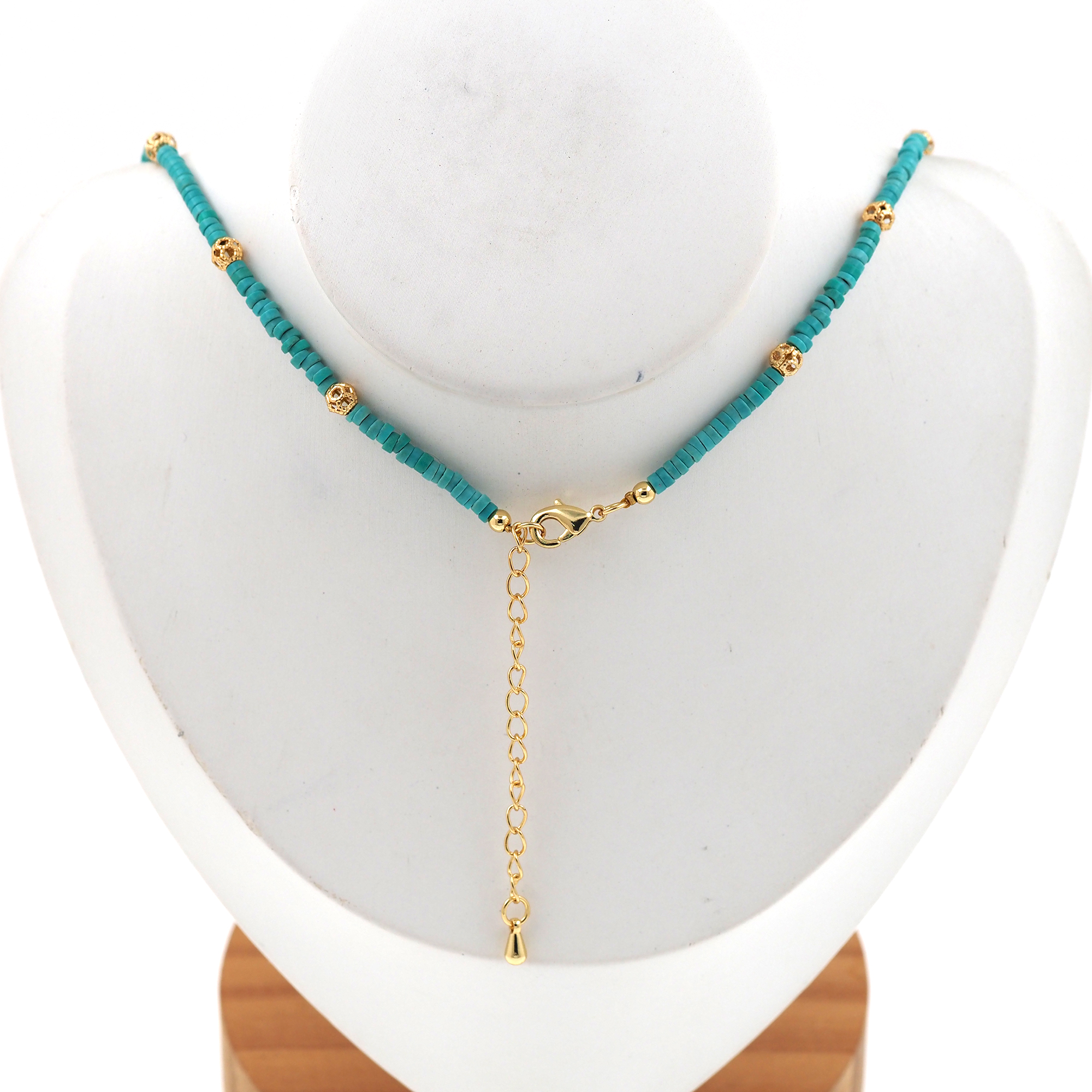 18K Gold Filled Love Pendant Necklace,Minimalist Necklace,Pearl Necklace,Beaded Necklace,Adjustable Necklace