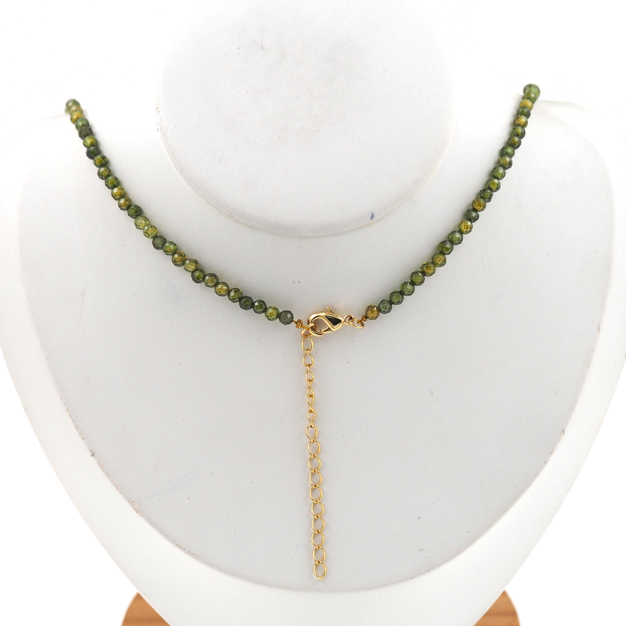 18K Gold Filled Water Drop Charm Necklace,Minimalist Necklace,Dainty Necklace,Beaded Necklace,Adjustable Necklace