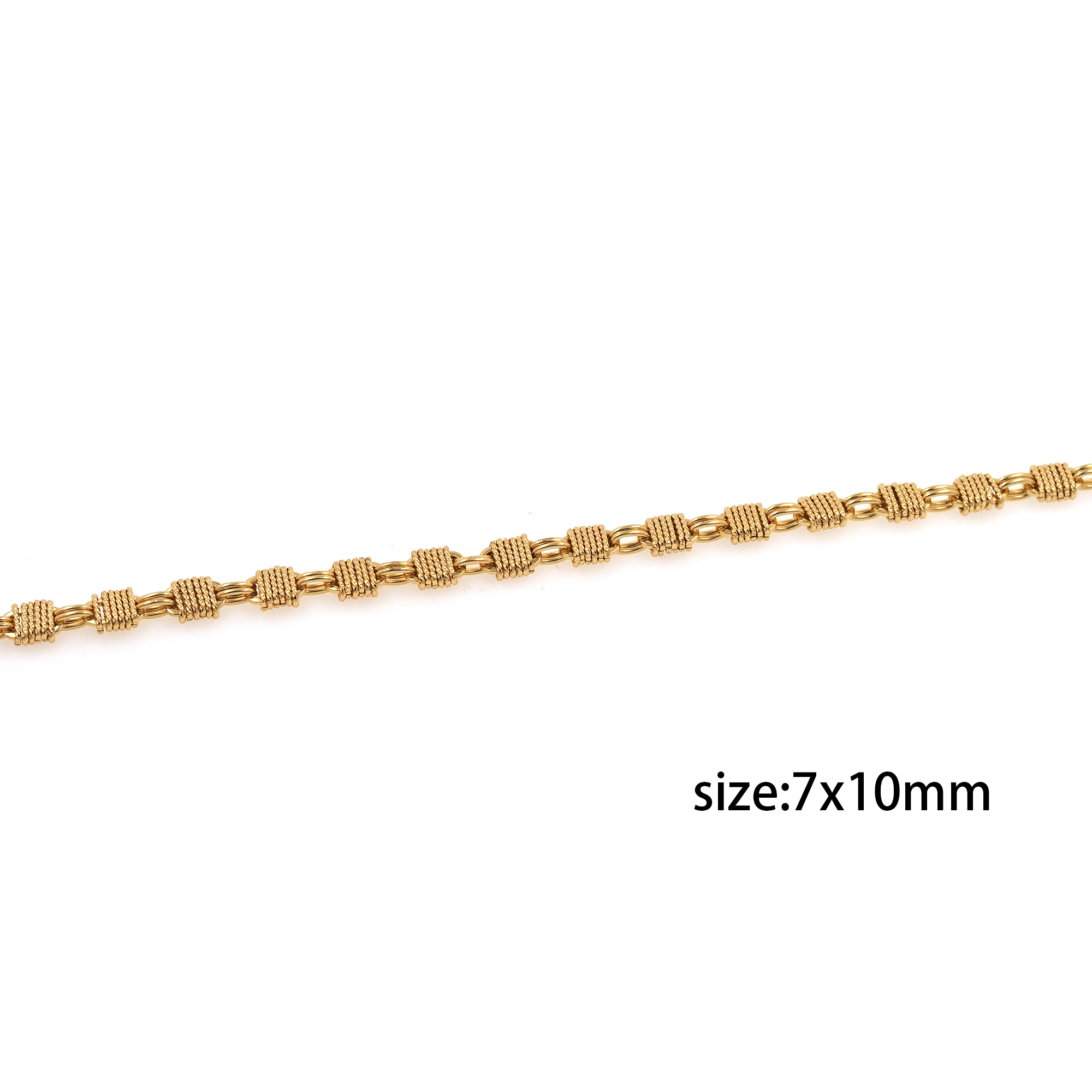 18K Gold Filled Double Chain Necklace,Minimalist Link Chain,Gold Cable Chain Necklace for Women DIY Jewelry Making Supply