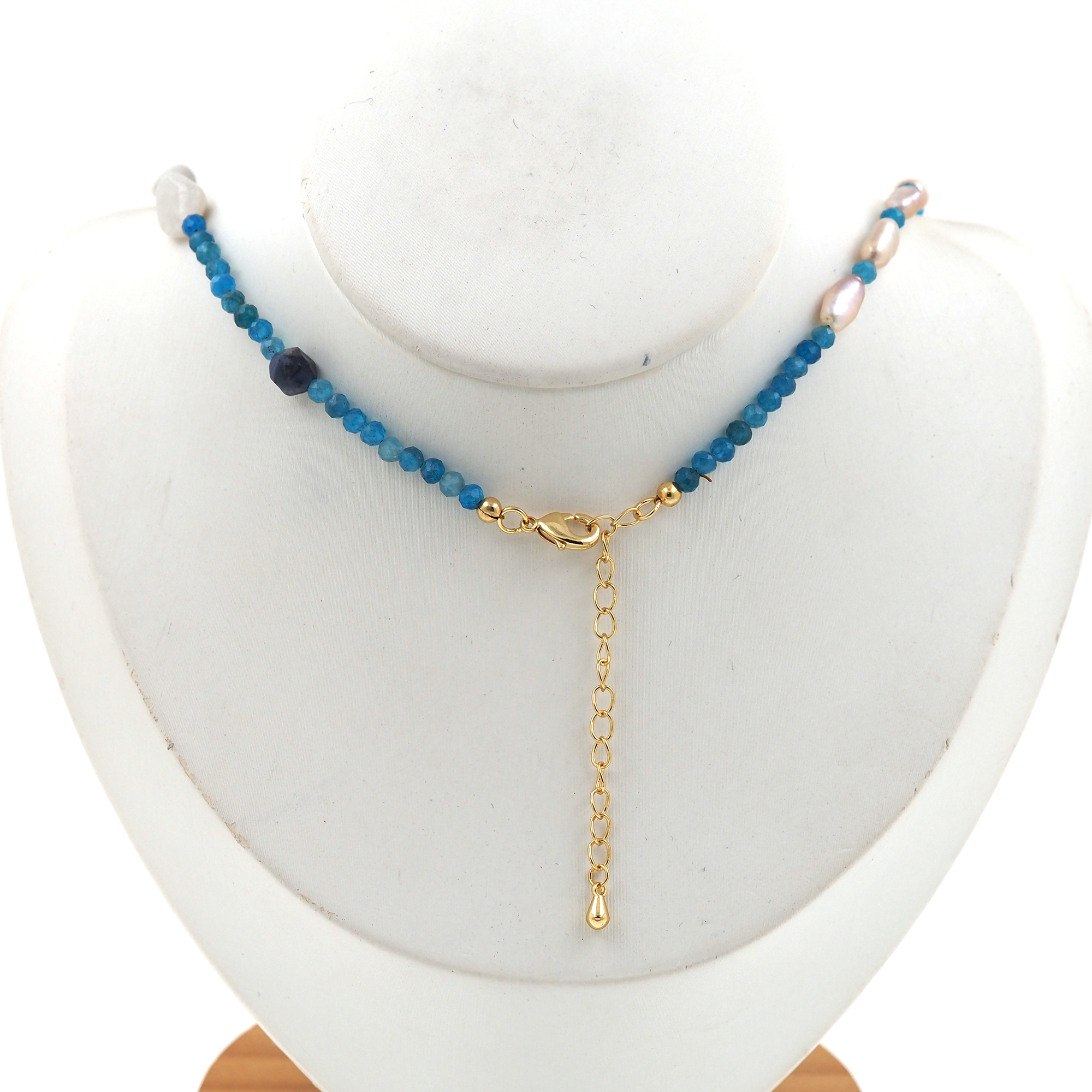 18K Gold Filled Bead Necklace,Minimalist Necklace,Dainty Necklace,Beaded Necklace,Adjustable Necklace