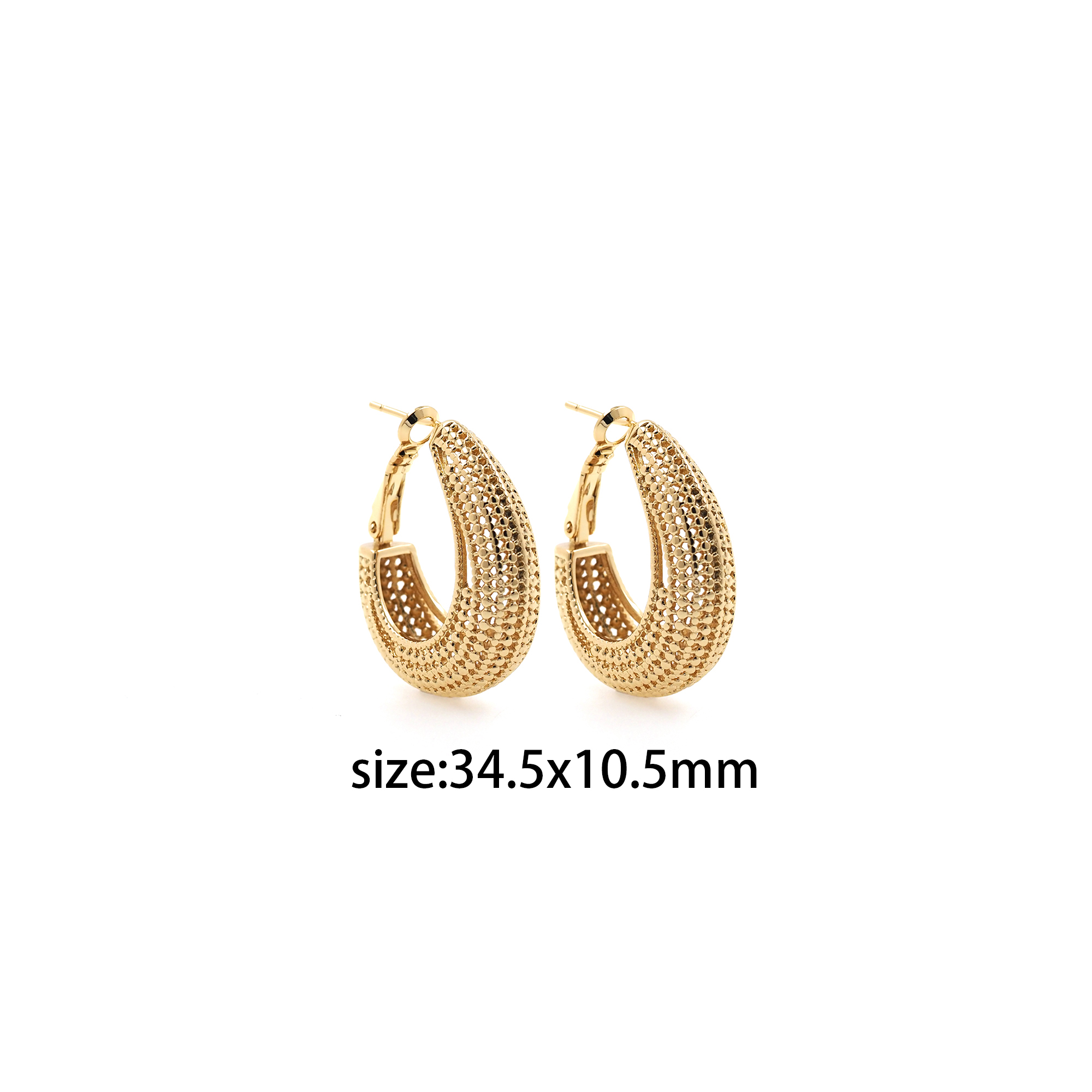 18K Gold Filled Mesh Hoops Earrings,Dainty Hoops,Gold Huggies Hoop Earrings,Minimalist Earrings