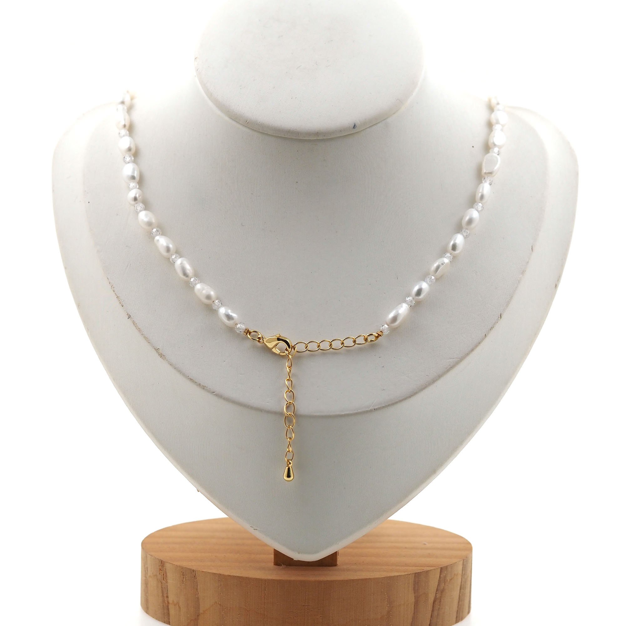 18K Gold Filled Pearl Necklace,Pearl Chain,Minimalist Necklace,Freshwater Pearl Necklace,Adjustable Necklace