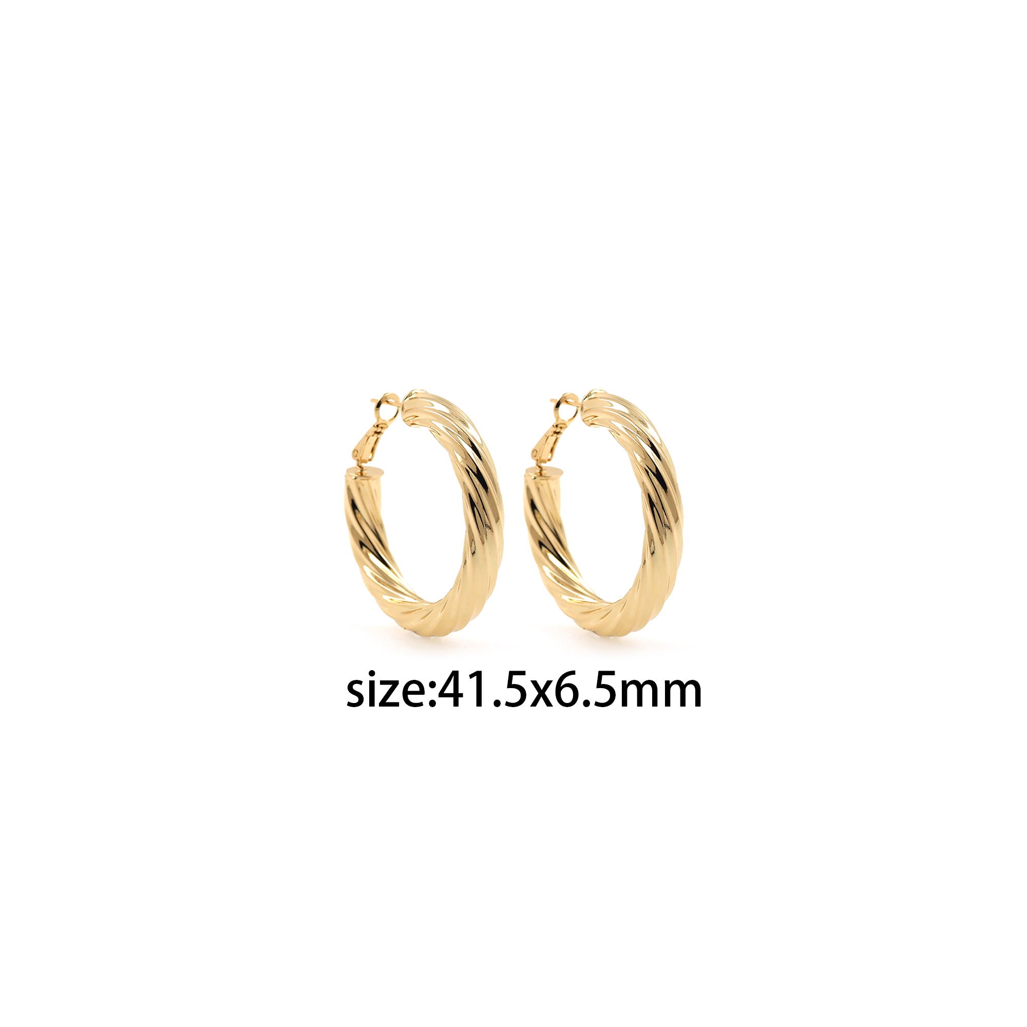 18K Gold Filled Twist Hoop Earrings,Dainty Round Earrings,Twisted Hoops,Gold Hoops Huggie,Minimalist Earrings