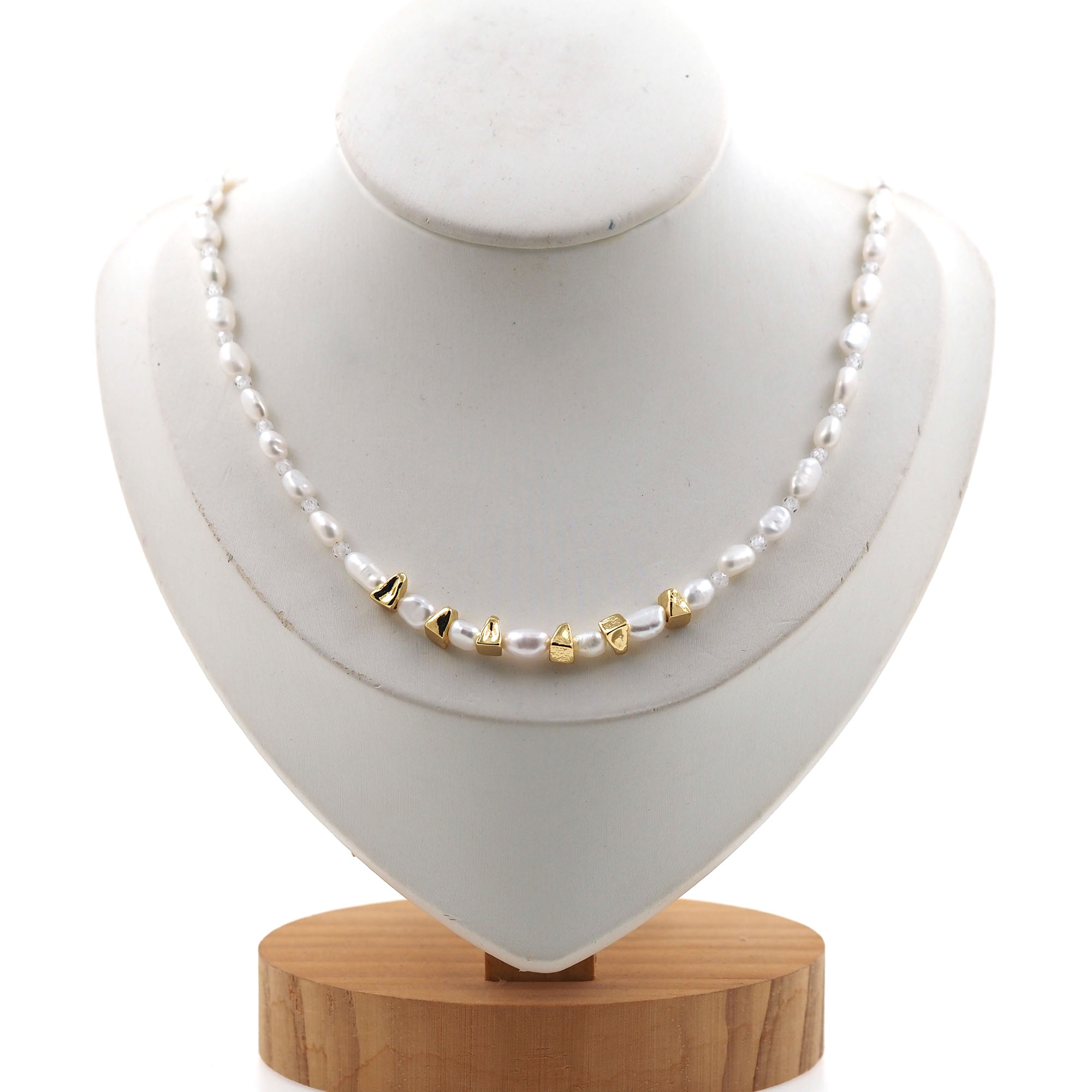 18K Gold Filled Pearl Necklace,Pearl Chain,Minimalist Necklace,Freshwater Pearl Necklace,Adjustable Necklace