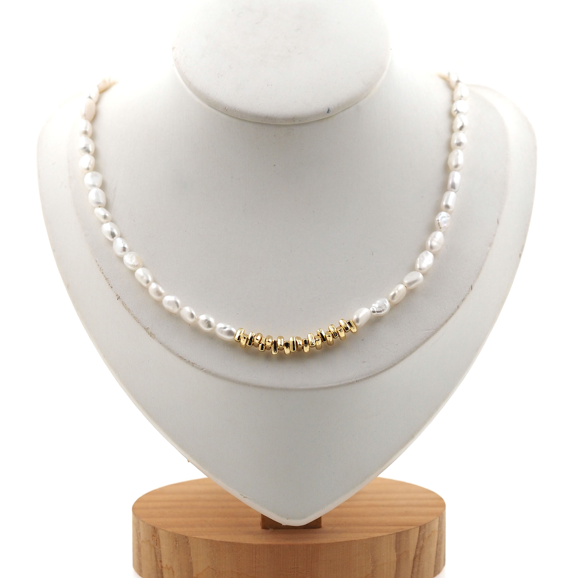 18K Gold Filled Pearl Necklace,Pearl Chain,Minimalist Necklace,Freshwater Pearl Necklace,Adjustable Necklace