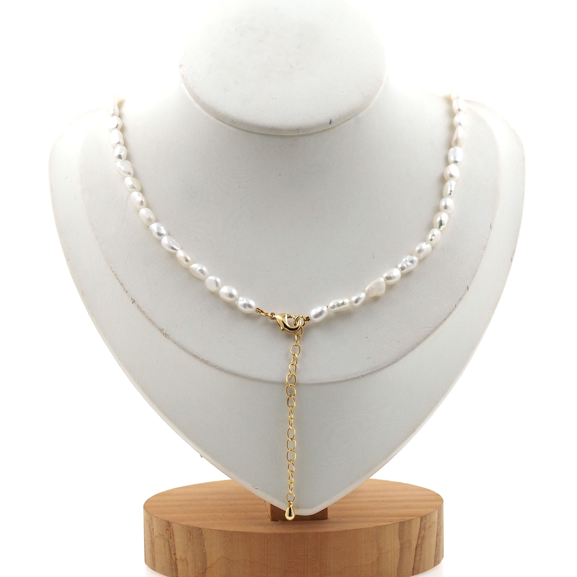 18K Gold Filled Pearl Necklace,Pearl Chain,Minimalist Necklace,Freshwater Pearl Necklace,Adjustable Necklace