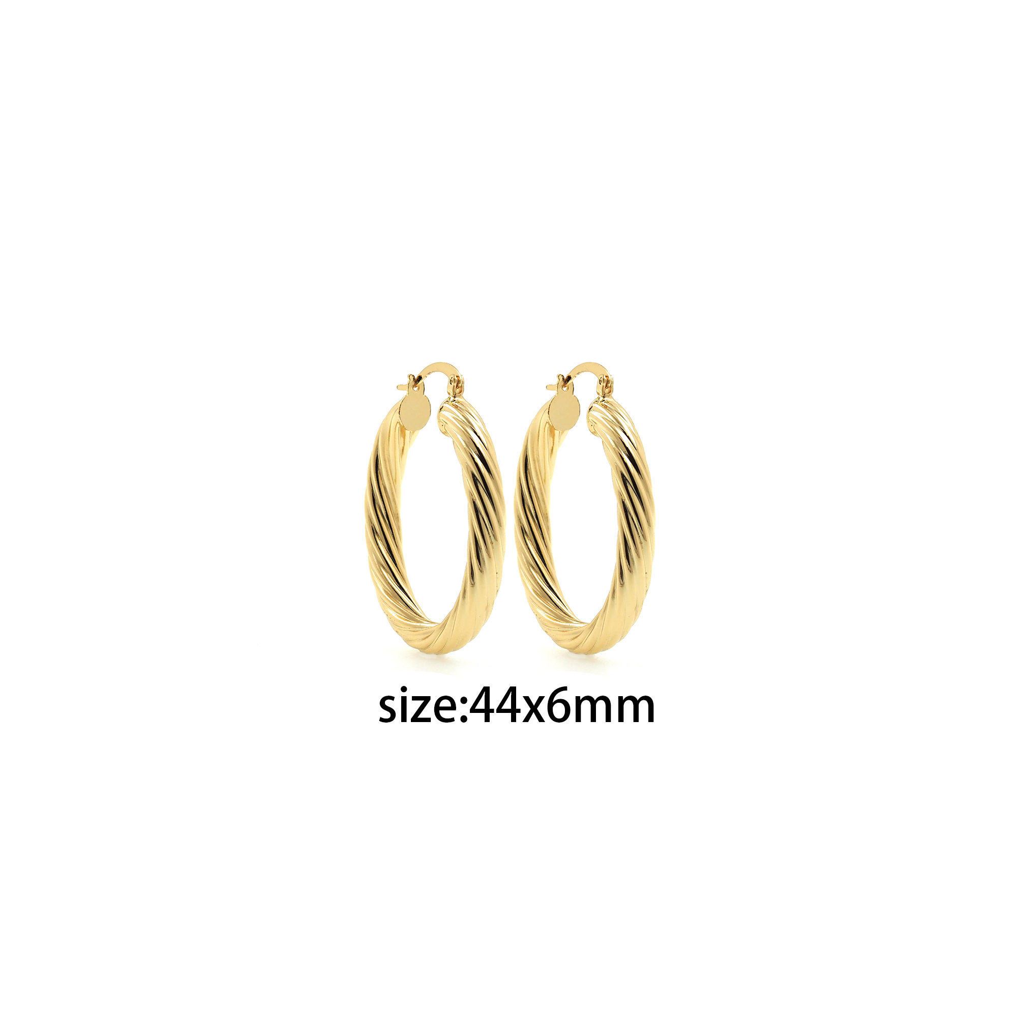18K Gold Filled Twist Hoop Earrings,Dainty Round Earrings,Twisted Hoops,Gold Hoops Huggie,Minimalist Earrings
