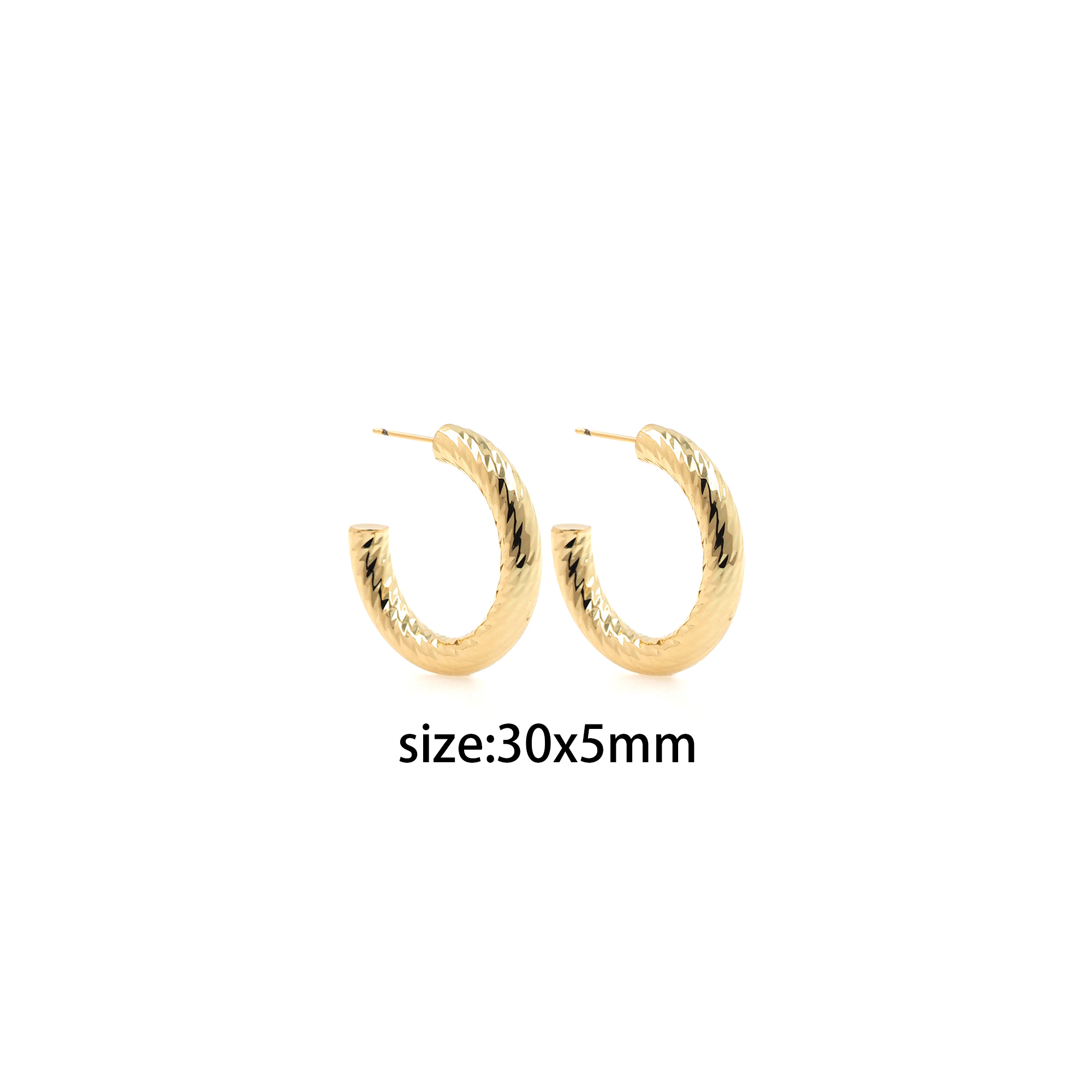 18K Gold Filled Round Hoops Earrings,Gold Huggies Hoop Earrings,Minimalist Earrings