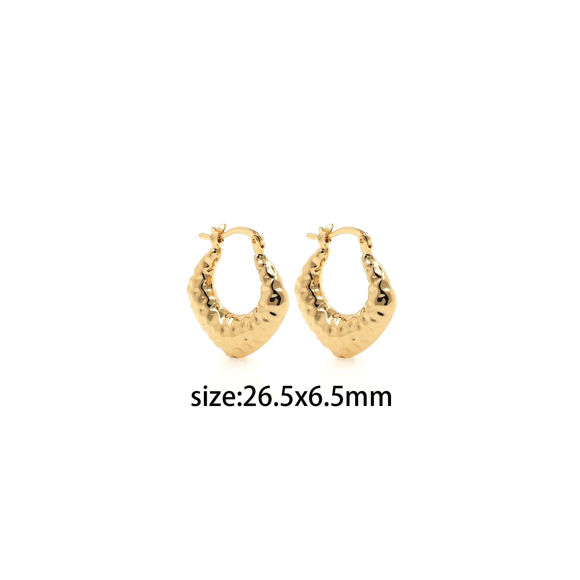 18K Gold Filled Thick Hoops Earrings,Dainty Hoops,Gold Huggies Hoop Earrings,Minimalist Earrings