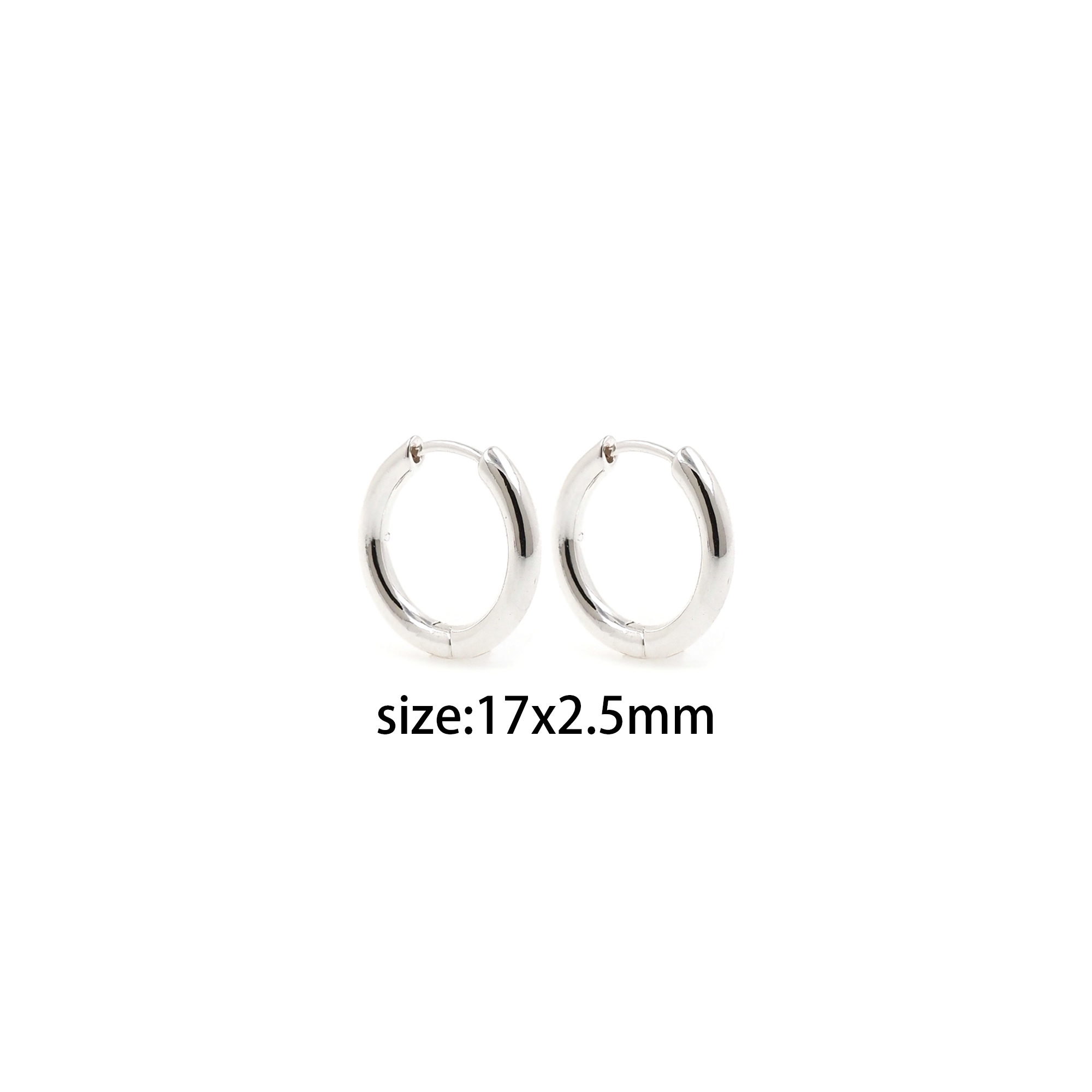 Silver Round Hoops Earrings,Silver Huggies Hoop Earrings,Minimalist Earrings,Dainty Hoops
