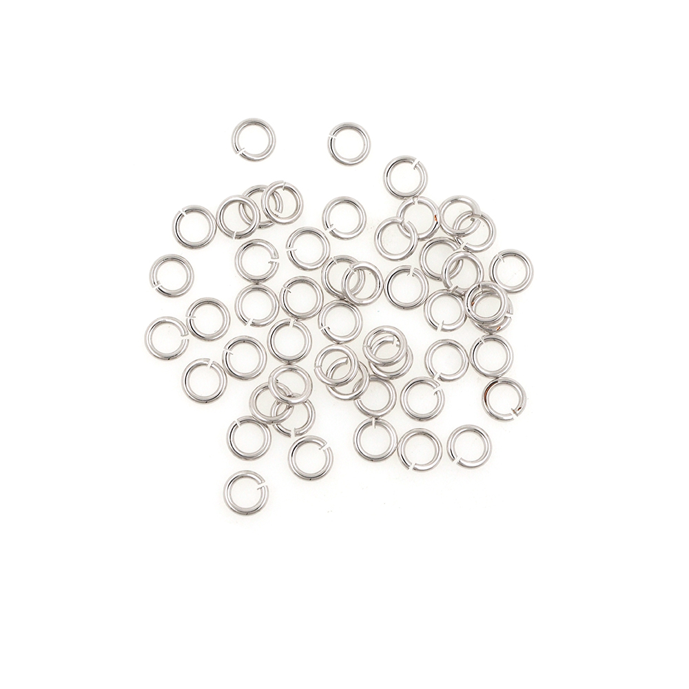 18K Gold Filled Jump Rings,Dainty O Shaped Open Jump Rings Bulk,Gold Split Rings for DIY Jewelry Making Supply Findings