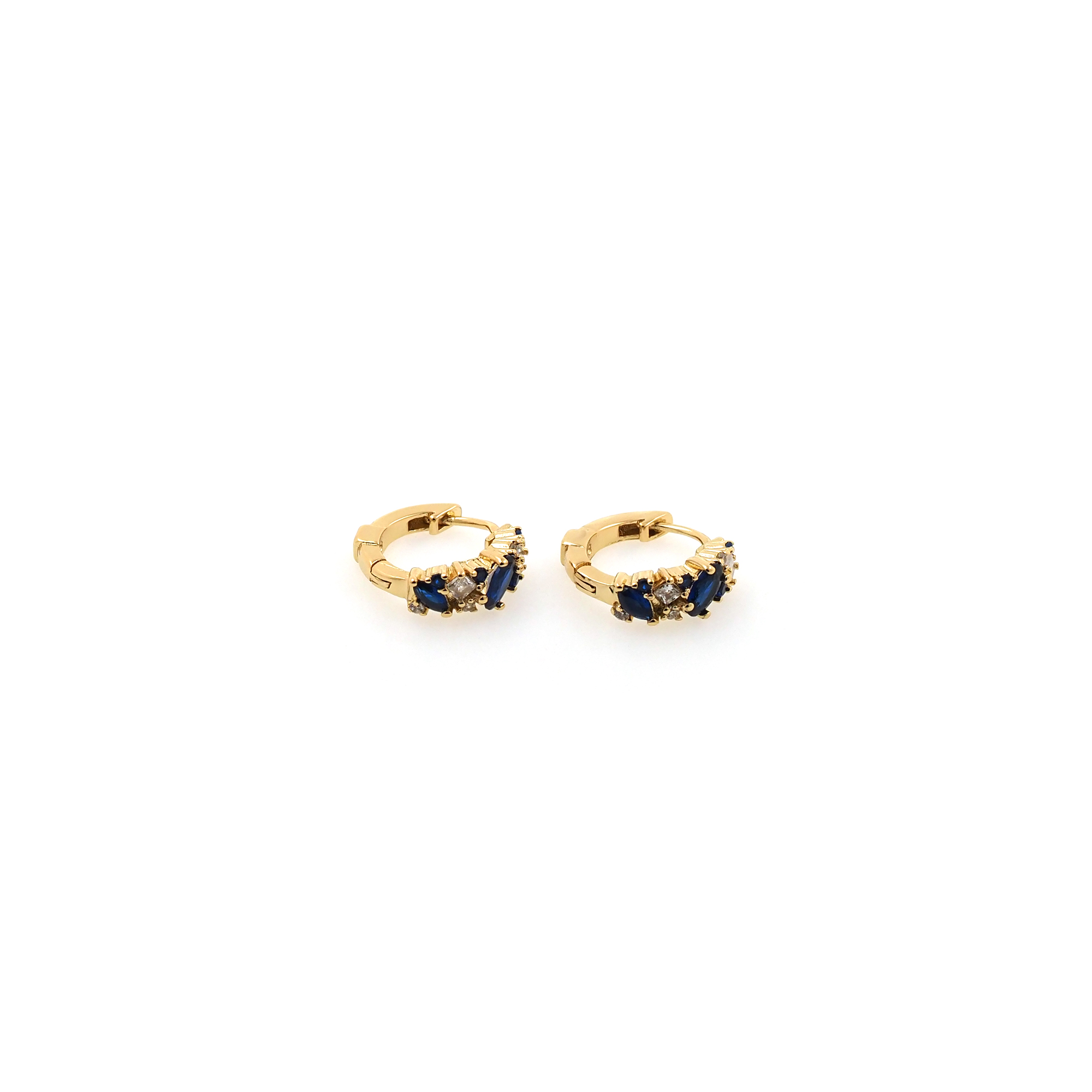 18K Gold Filled Zirconia Hoop Earrings,Minimalist Hoops,Gold Hoops,Dainty CZ Hoops Huggie,Gift for Her