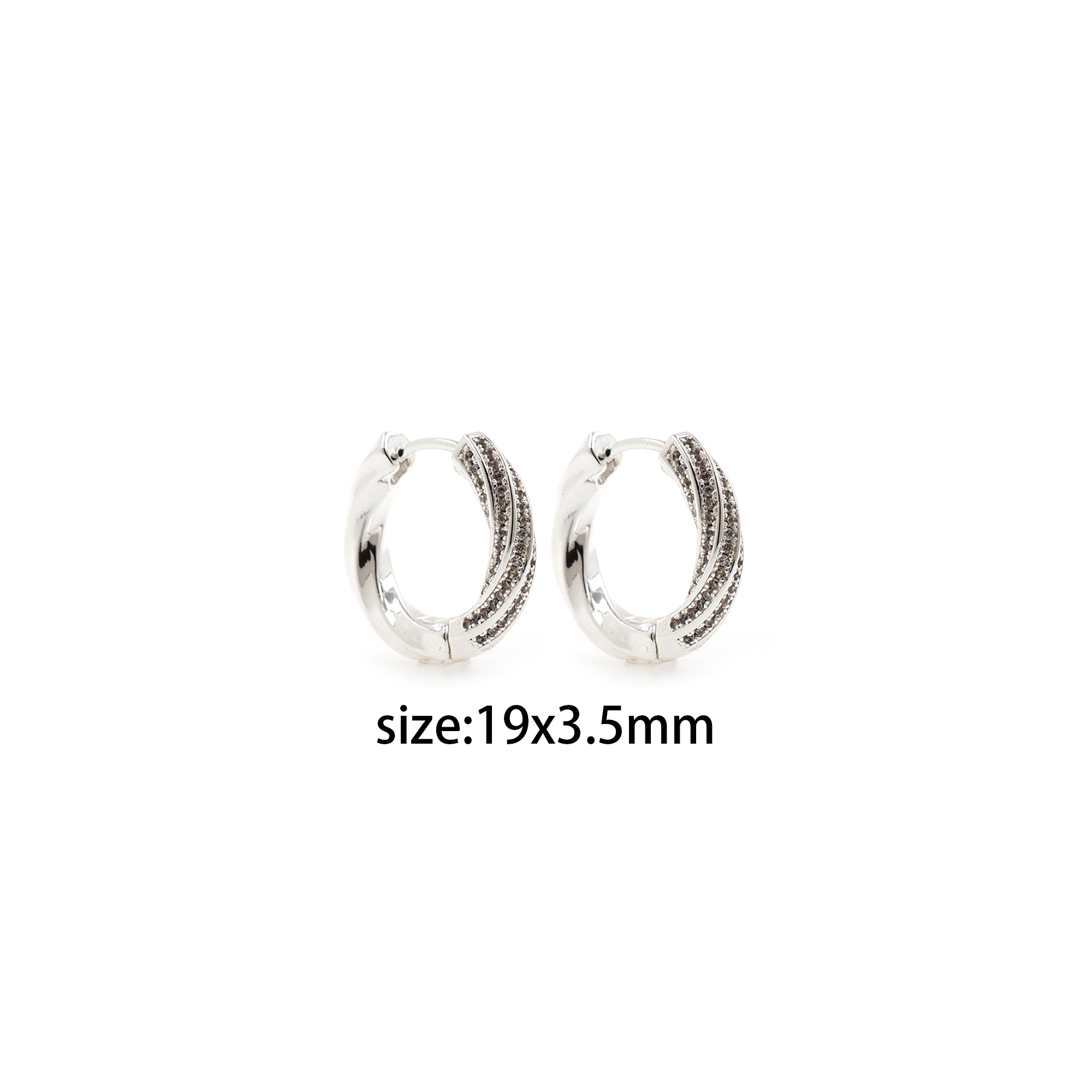 Silver Round Hoops Earrings,Twist Earring,Silver Huggies Hoop Earrings,Minimalist Earrings,Dainty Hoops