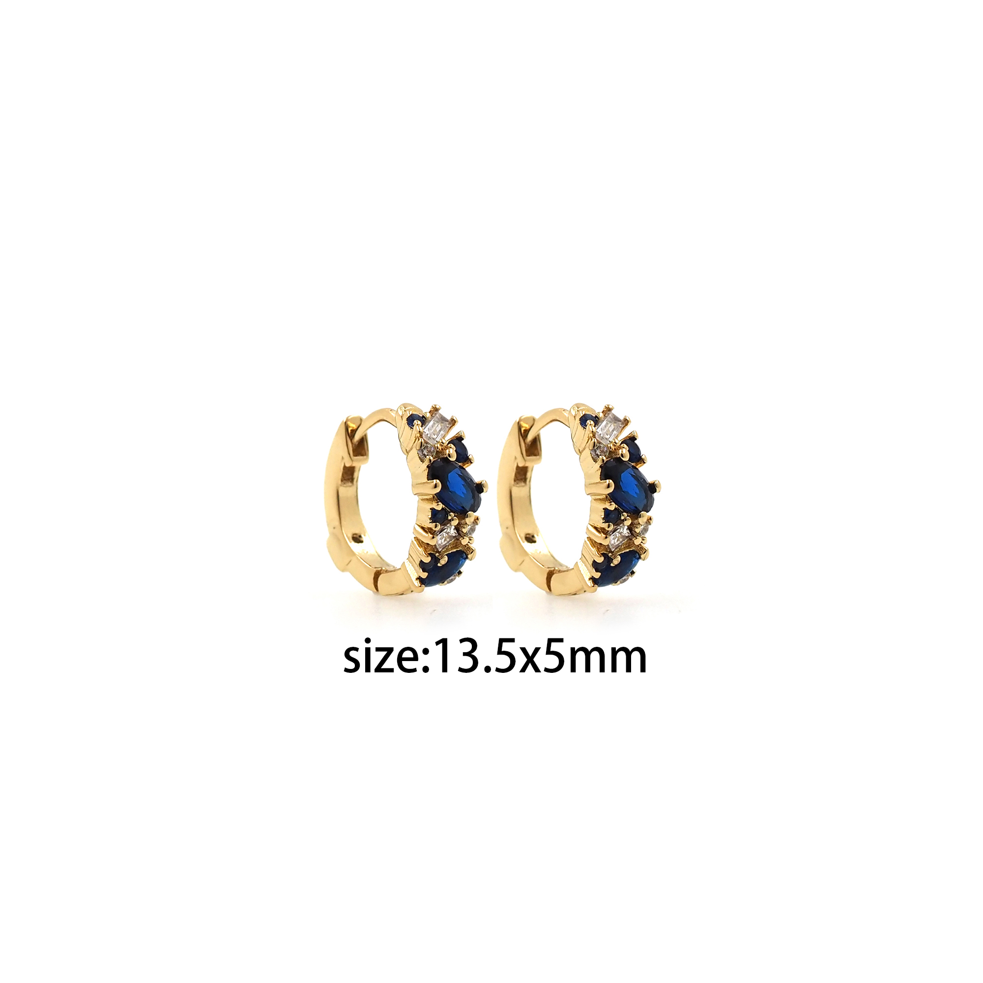 18K Gold Filled Zirconia Hoop Earrings,Minimalist Hoops,Gold Hoops,Dainty CZ Hoops Huggie,Gift for Her