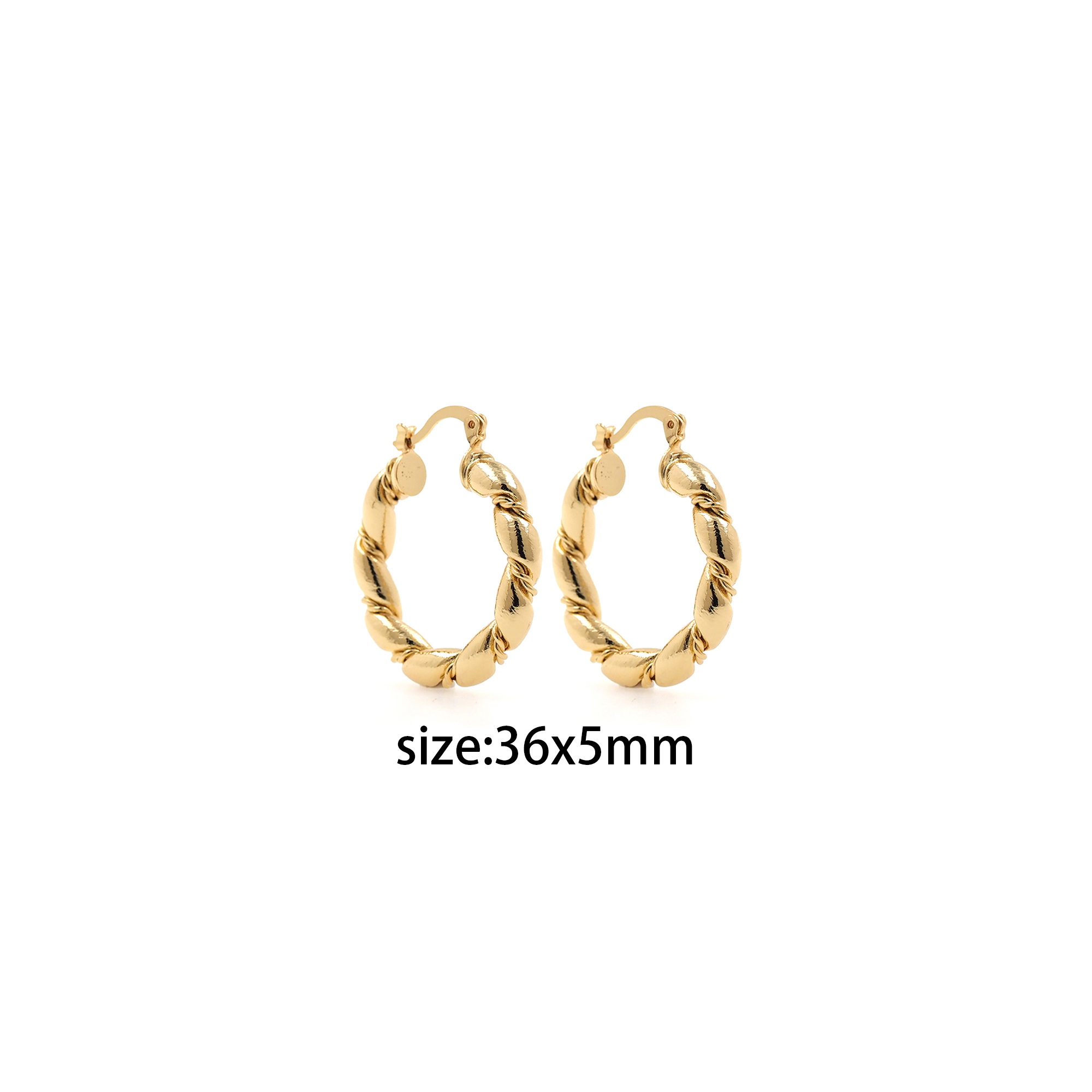18K Gold Filled Twist Hoop Earrings,Dainty Round Earrings,Twisted Hoops,Gold Hoops Huggie,Minimalist Earrings