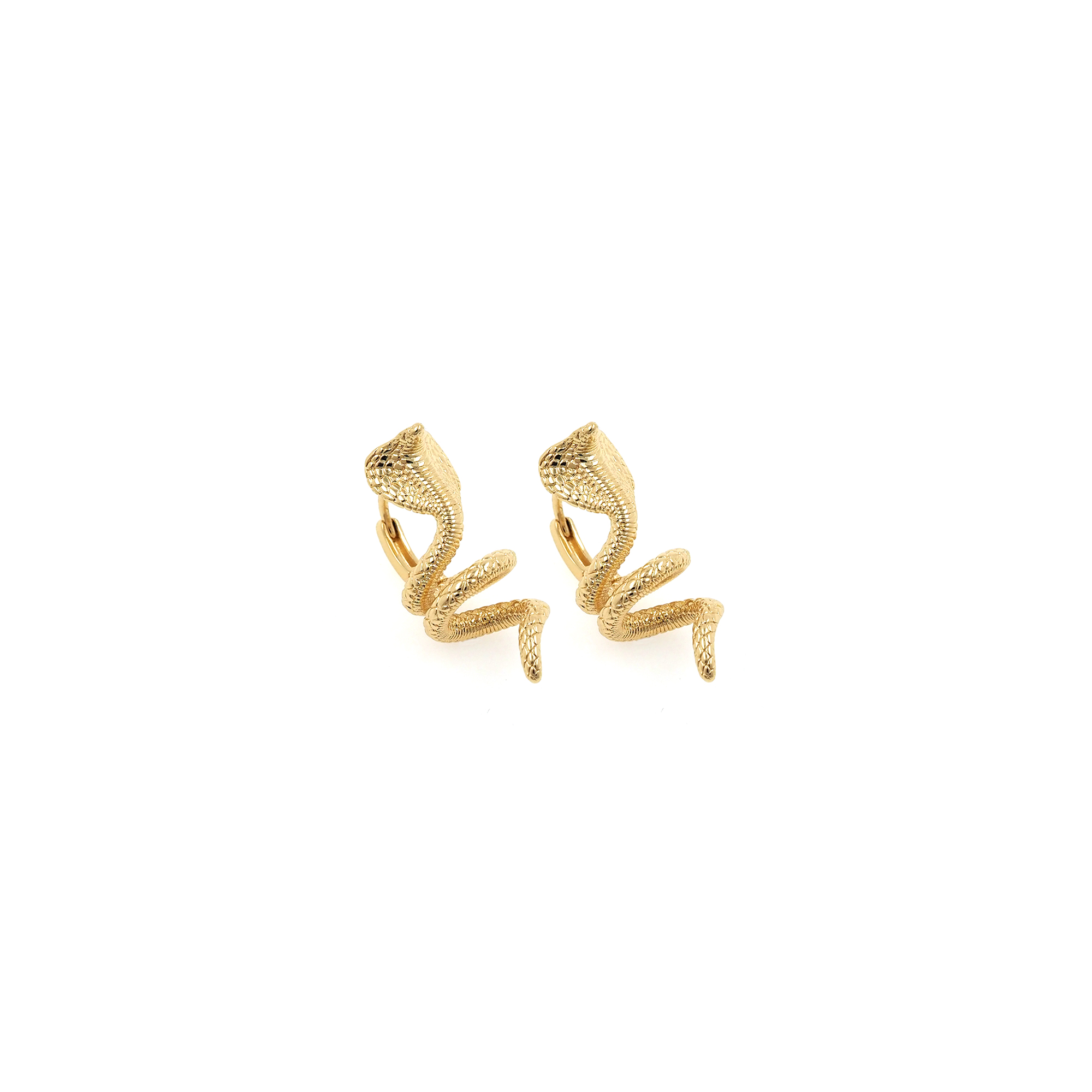 18K Gold Filled Snake Earrings,Dainty Snake Hoops,Minimalist Earrings,Gold Hoops,Gift for Her