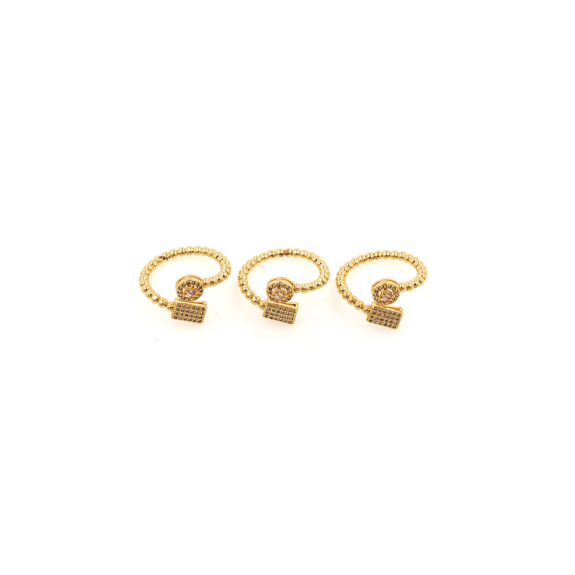 18K Gold Filled CZ Ring,Minimalist Ring,Dainty Zirconia Ring,Open Ring,Adjustable Ring