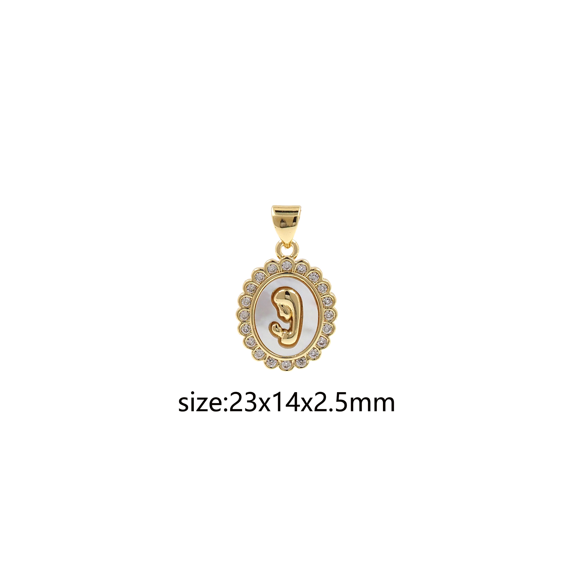 18K Gold Filled Maria Pendant,Religious Chamr Earrings Necklace for DIY Jewelry Making Supply