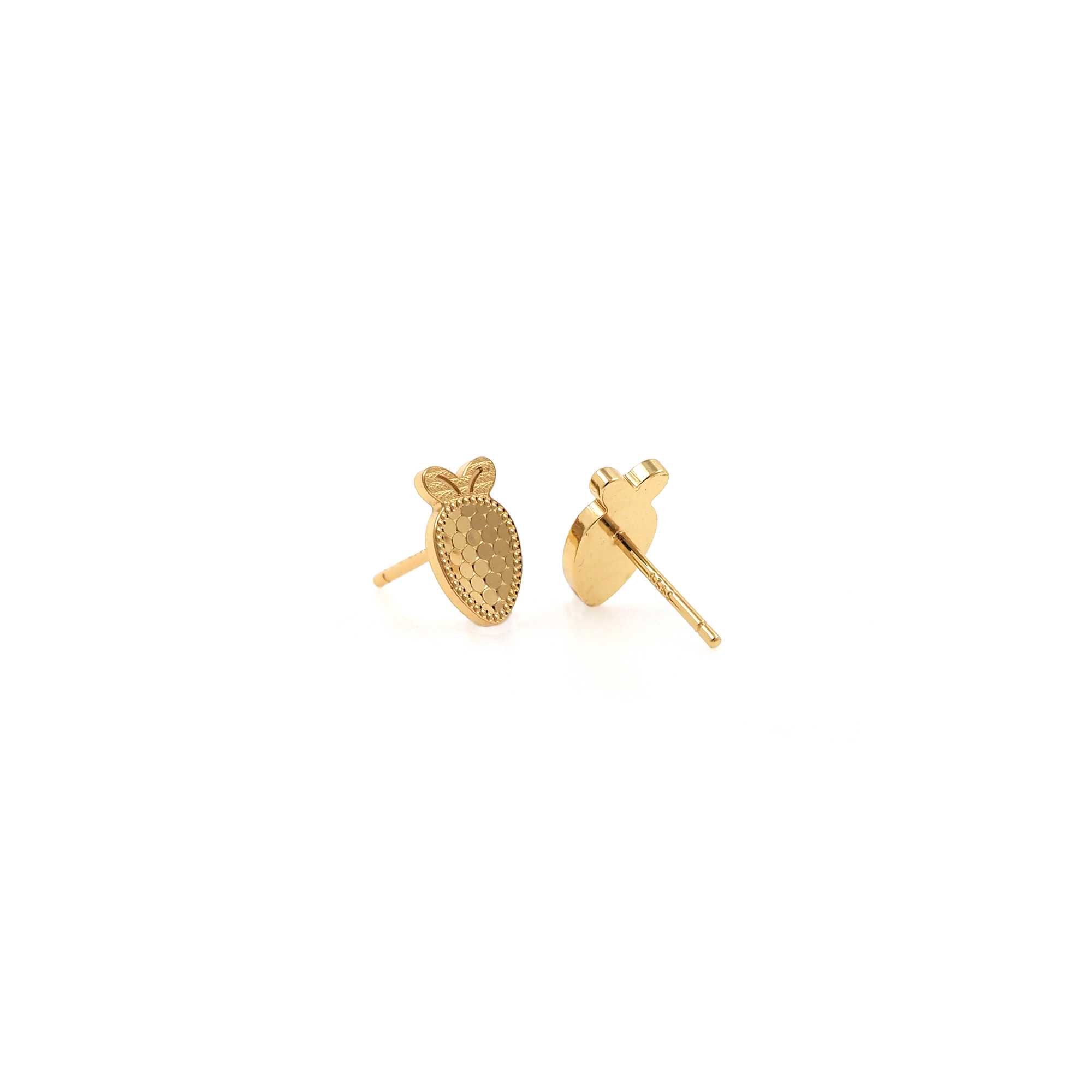 18K Gold Filled Carrot Stud Earrings,Carrot Earrings,Dainty Earrings,Minimalist Earring,Gift for Wife