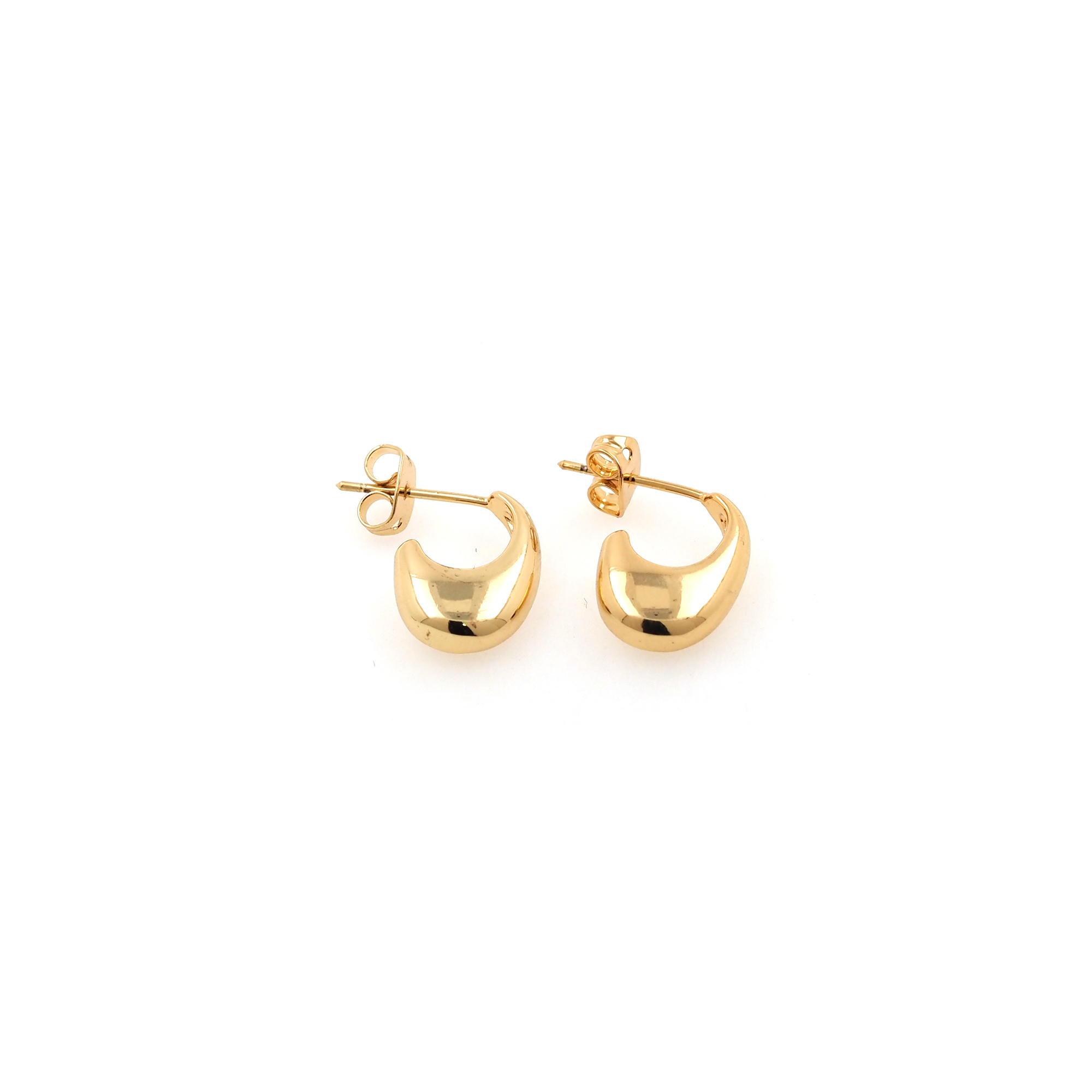 18K Gold Filled Thick Stud Earrings,Dainty Earrings,Gold Stud Earrings,Minimalist Earrings