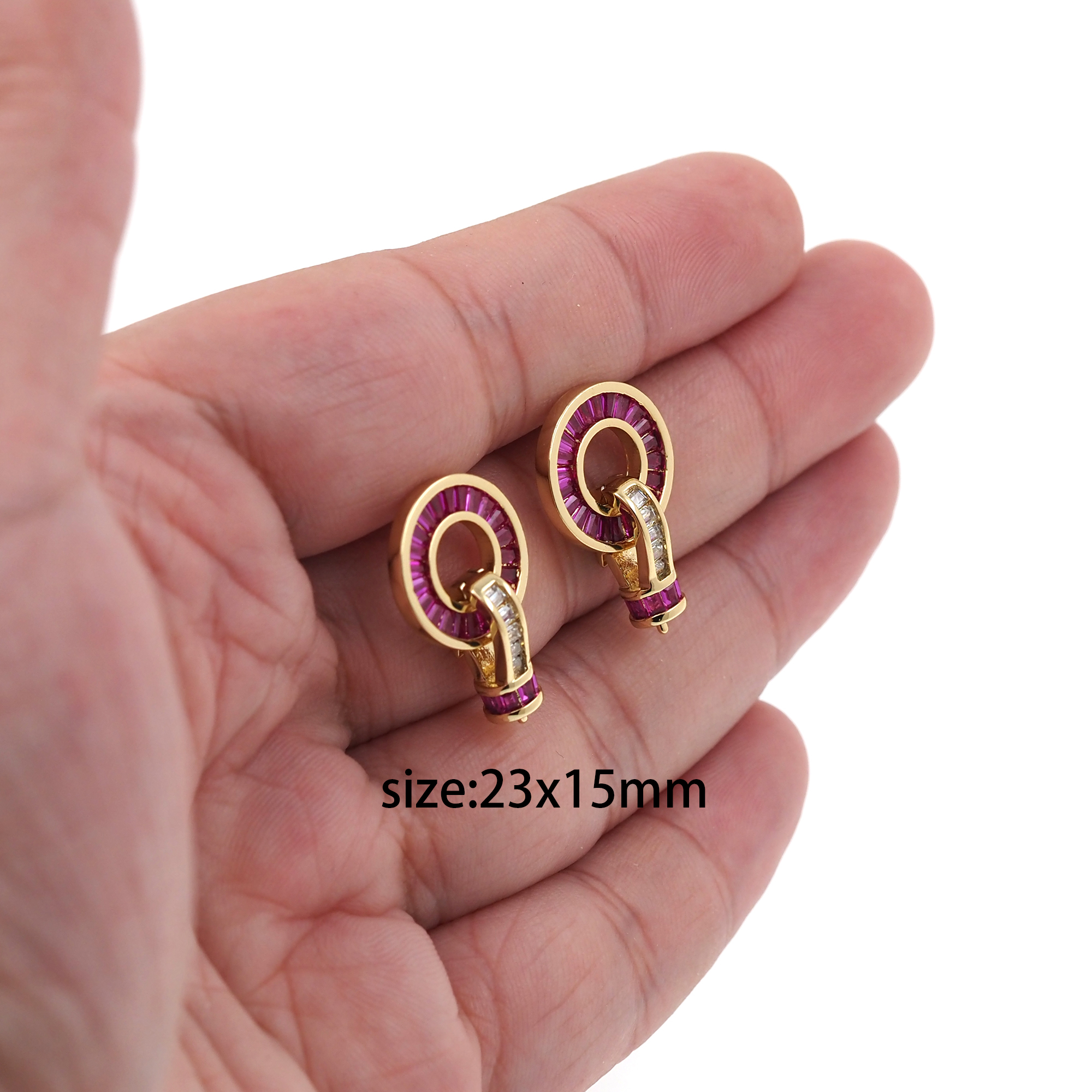 18K Gold Filled Geometric Stud Earrings,CZ Micro Pave Geometric Earrings,Dainty Earrings,Minimalist Earring,Gift for Wife