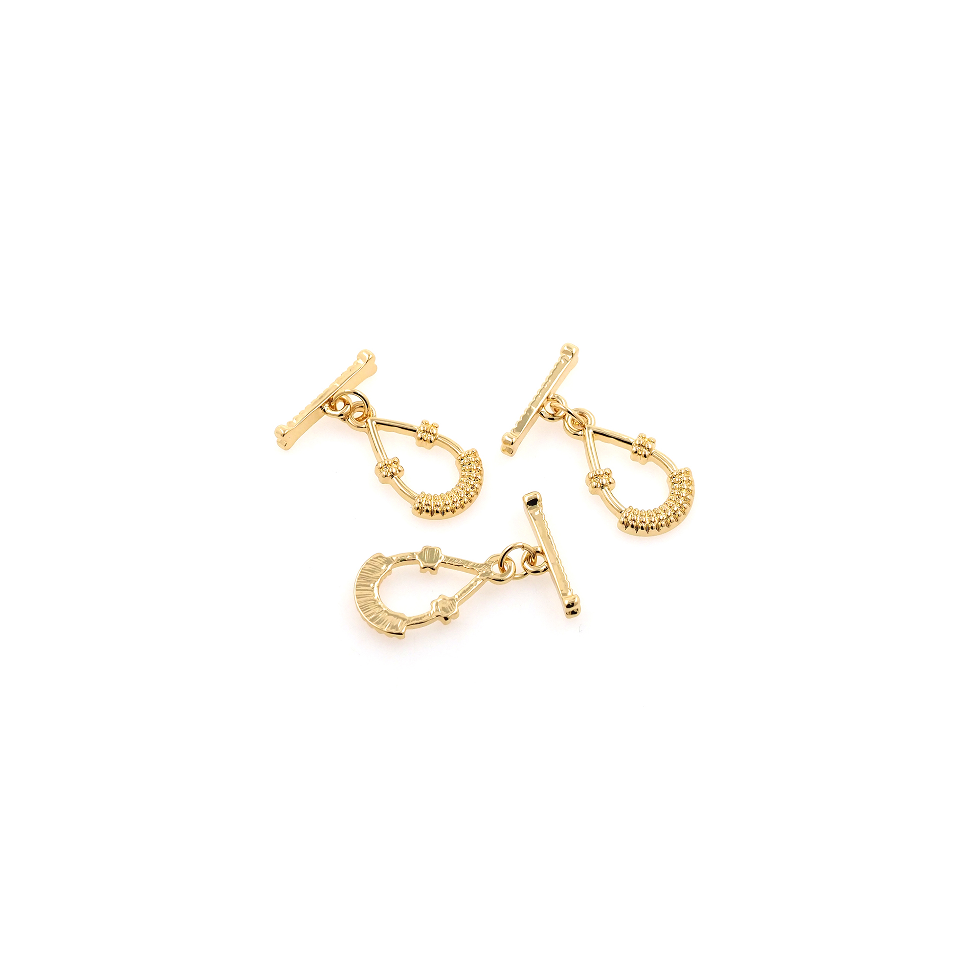 18K Gold Filled OT Clasps,Toggle Buckle Bracelet Necklace for DIY Jewelry Finding Necklace Bracelet