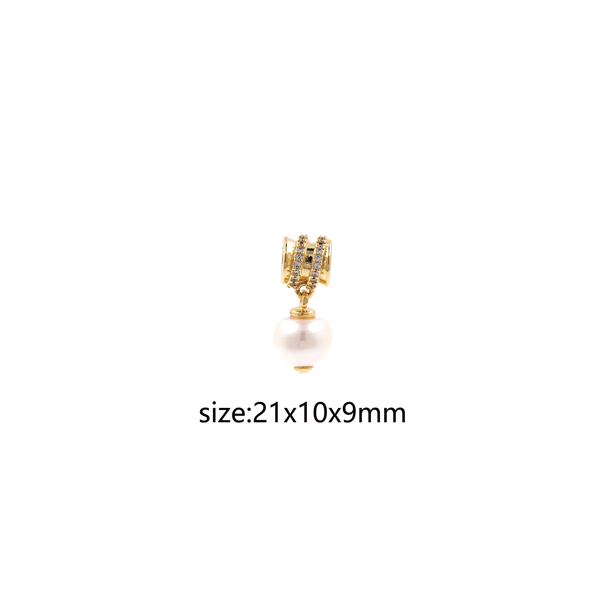 18K Gold Filled Tube Spacer Beads,Barrel Beads for Bracelet Jewelry Necklace Making Supply