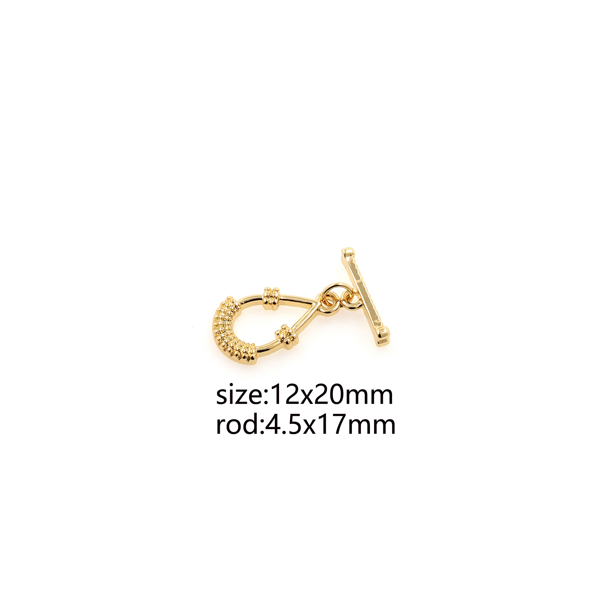 18K Gold Filled OT Clasps,Toggle Buckle Bracelet Necklace for DIY Jewelry Finding Necklace Bracelet