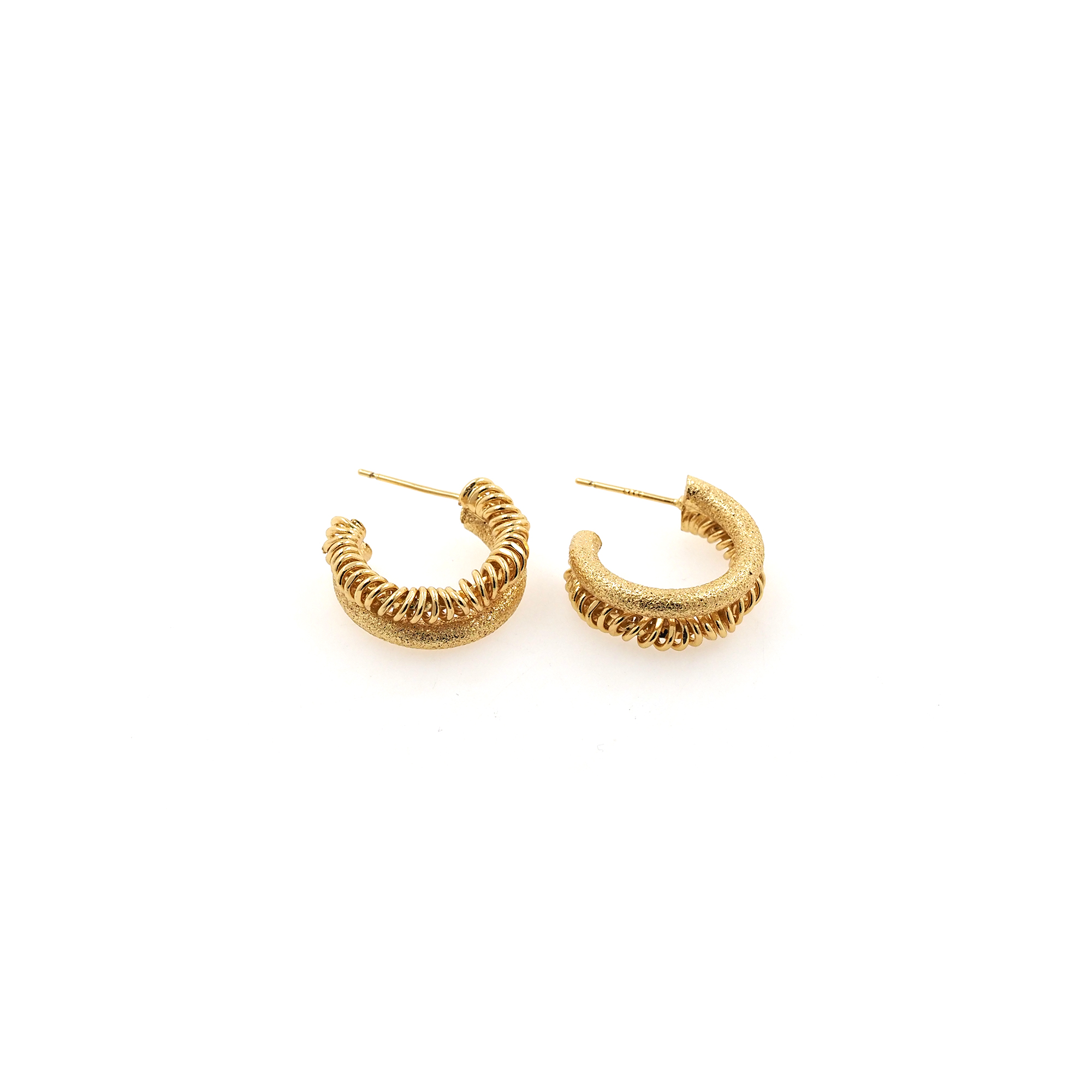 18K Gold Filled Twist Hoop Earrings,Round Earrings,Twisted Hoops,Gold Hoops Huggie,Minimalist Earrings
