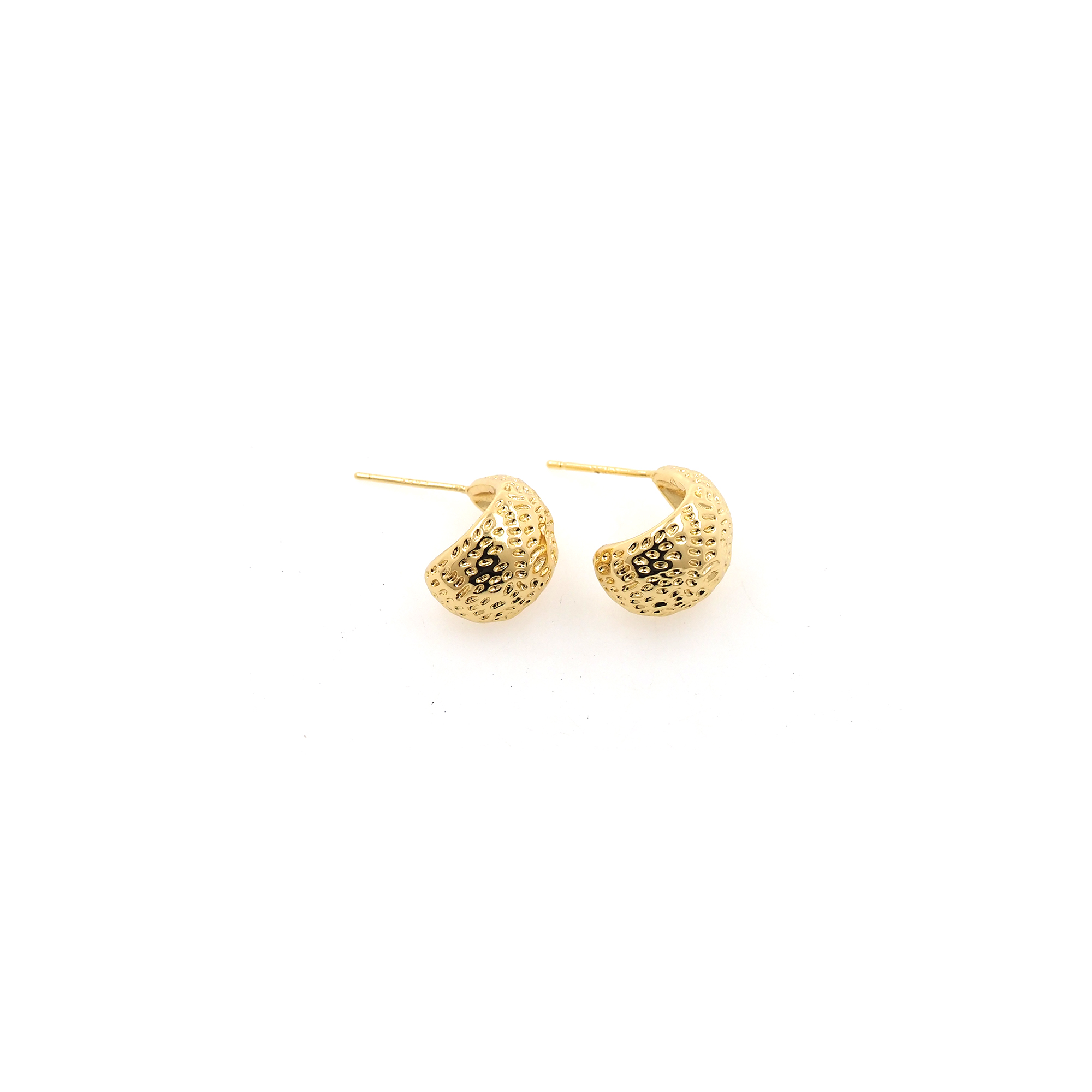 18K Gold Filled Thick Stud Earrings,Dainty Earrings,Gold Stud Earrings,Minimalist Earrings