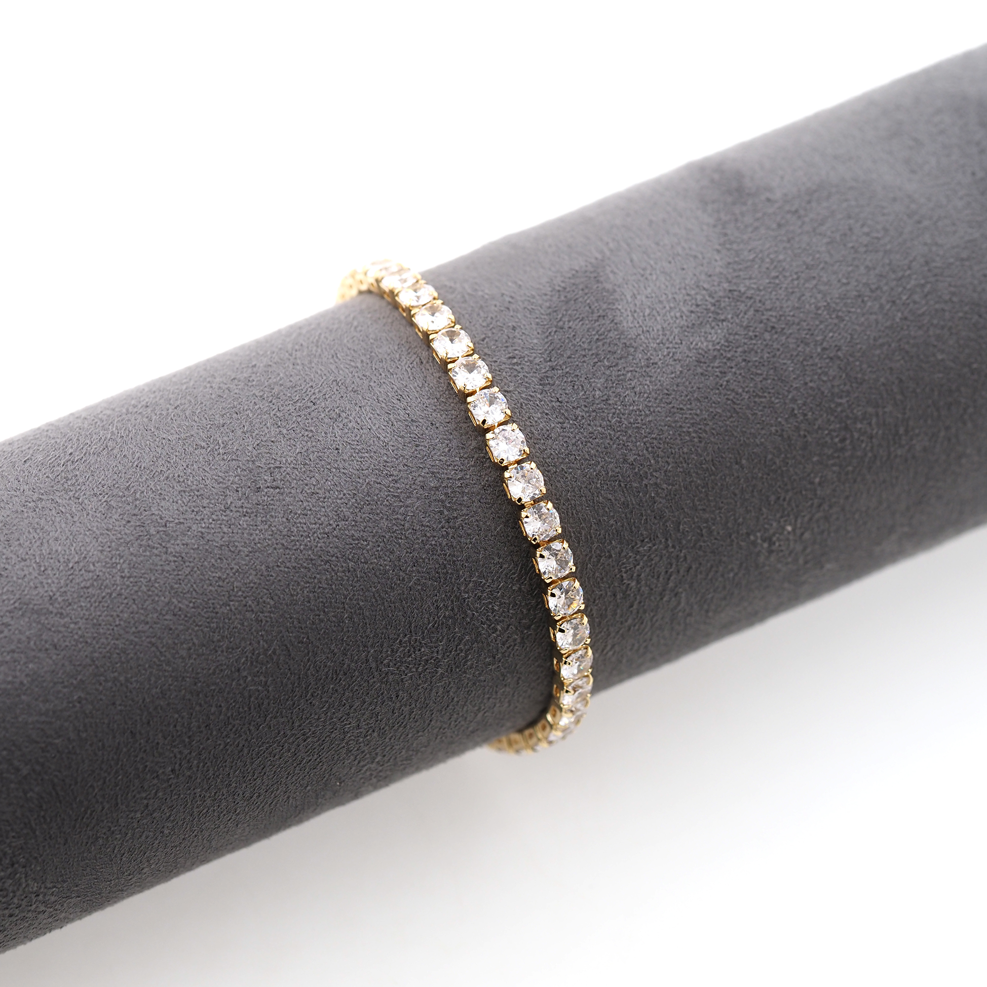 18K Gold Filled Zirconia Bracelet,Dainty Bracelet,Everyday Bracelet,Tennis Bracelet,Ladies Bracelet,Gift For Her