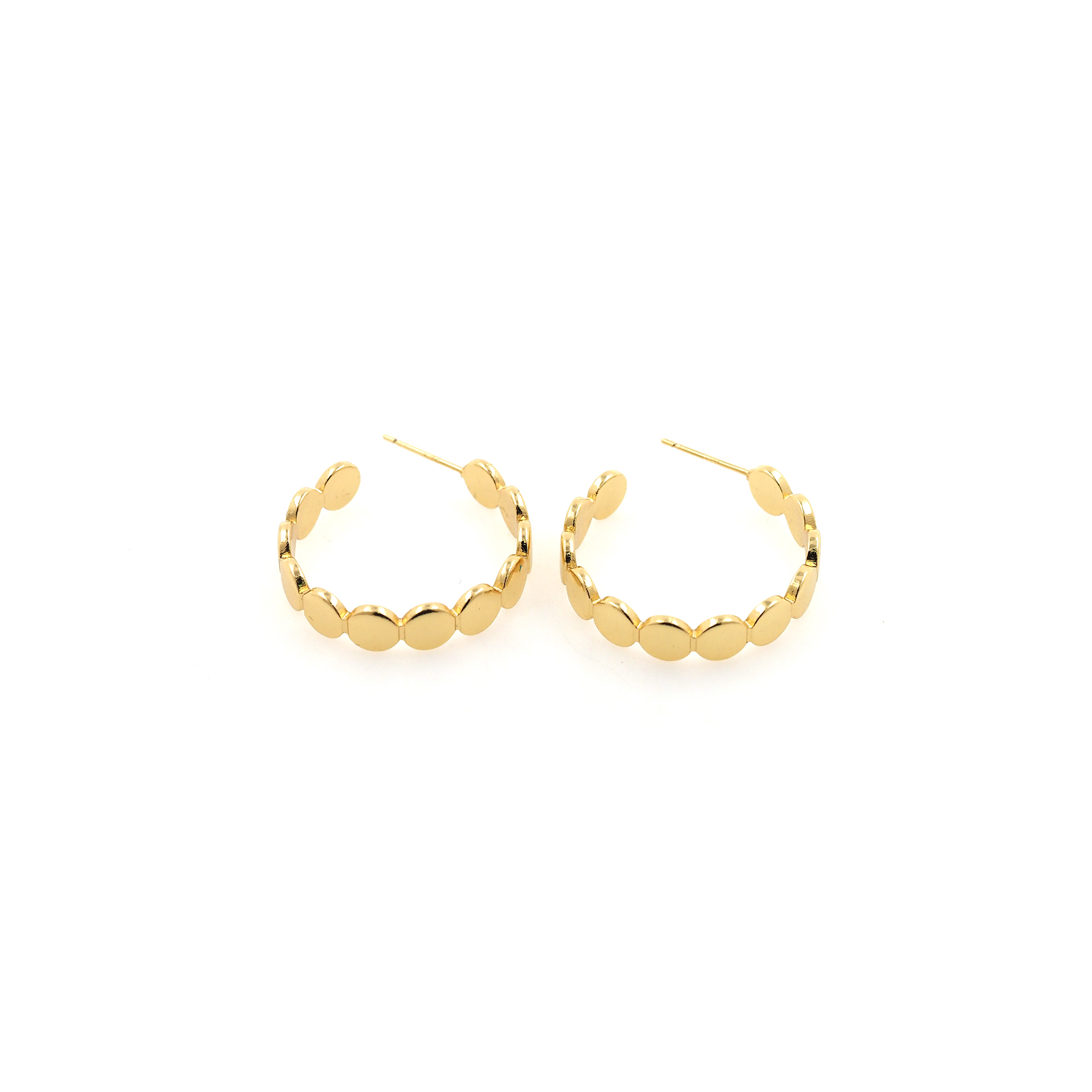 18K Gold Filled Round Hoop Earrings,Dainty Thin Earrings,Gold Hoops,Minimalist Hoops Huggie