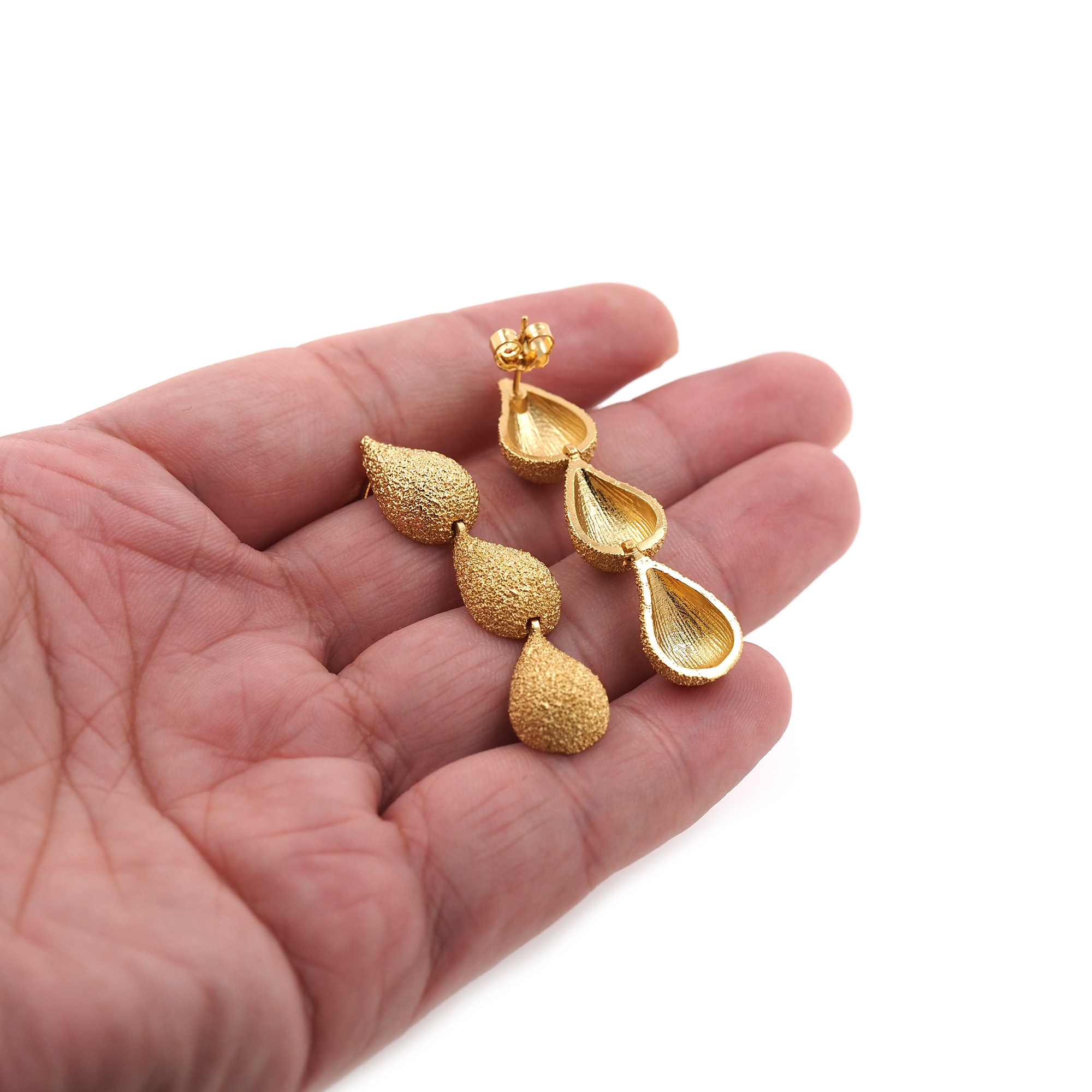 18K Gold Filled Teardrop Stud Earrings,Dangle Earring,Water Drop Earrings,Dainty Earrings,Minimalist Earring,Gift for Wife