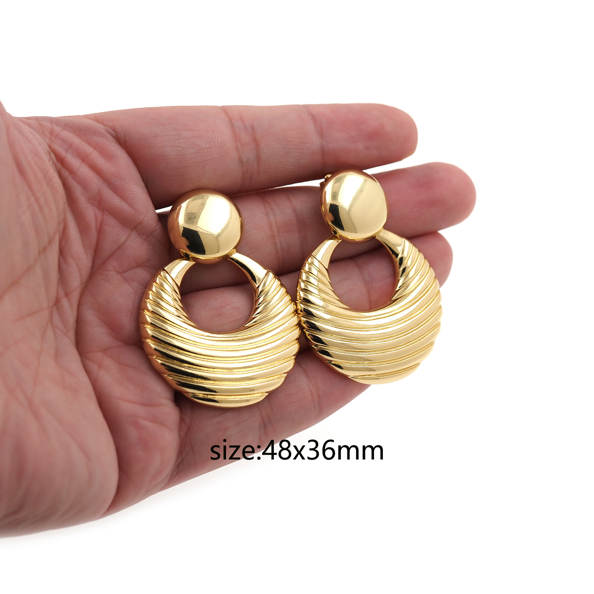 18K Gold Filled Round Stud Earrings,Dangle Earring,Round Earrings,Dainty Earrings,Minimalist Earring,Gift for Wife