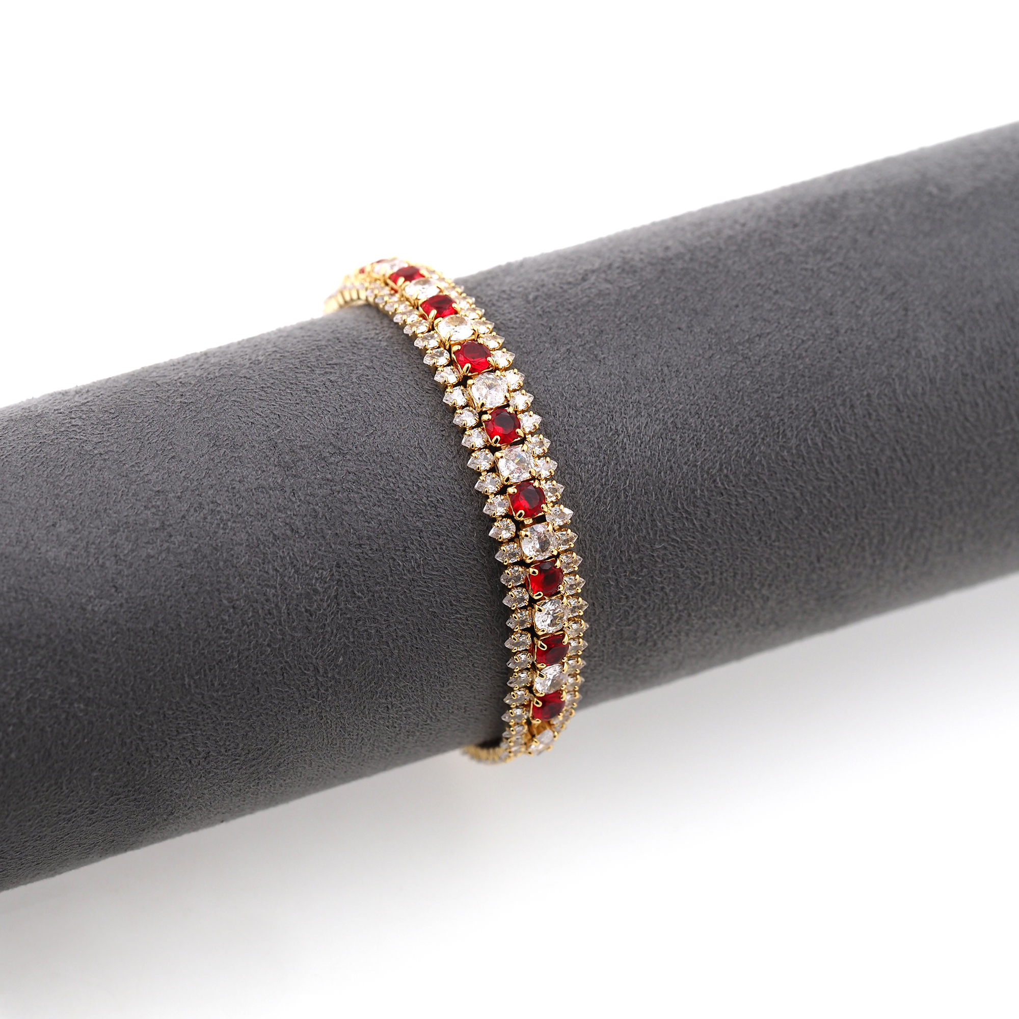 Zirconia Bracelet,18K Gold Filled Bracelet,Everyday Bracelet,Tennis Bracelet,Ladies Bracelet,Gift For Her