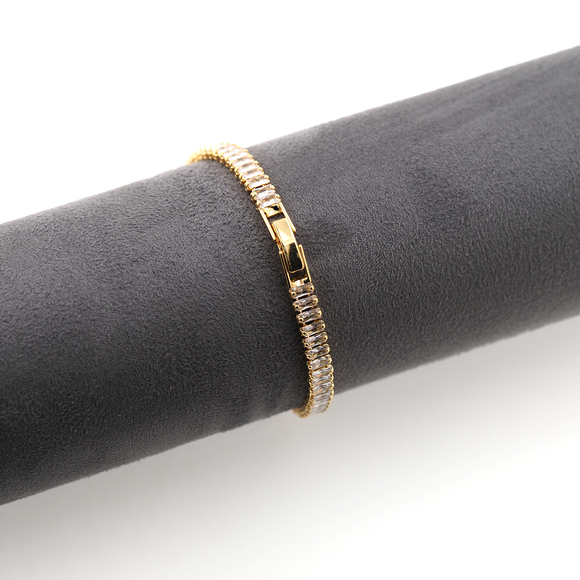 18K Gold Filled Zirconia Bracelet,Dainty Bracelet,Everyday Bracelet,Tennis Bracelet,Ladies Bracelet,Gift For Her