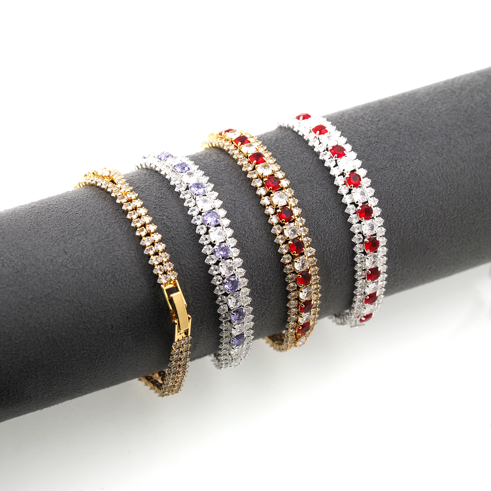 Zirconia Bracelet,18K Gold Filled Bracelet,Everyday Bracelet,Tennis Bracelet,Ladies Bracelet,Gift For Her