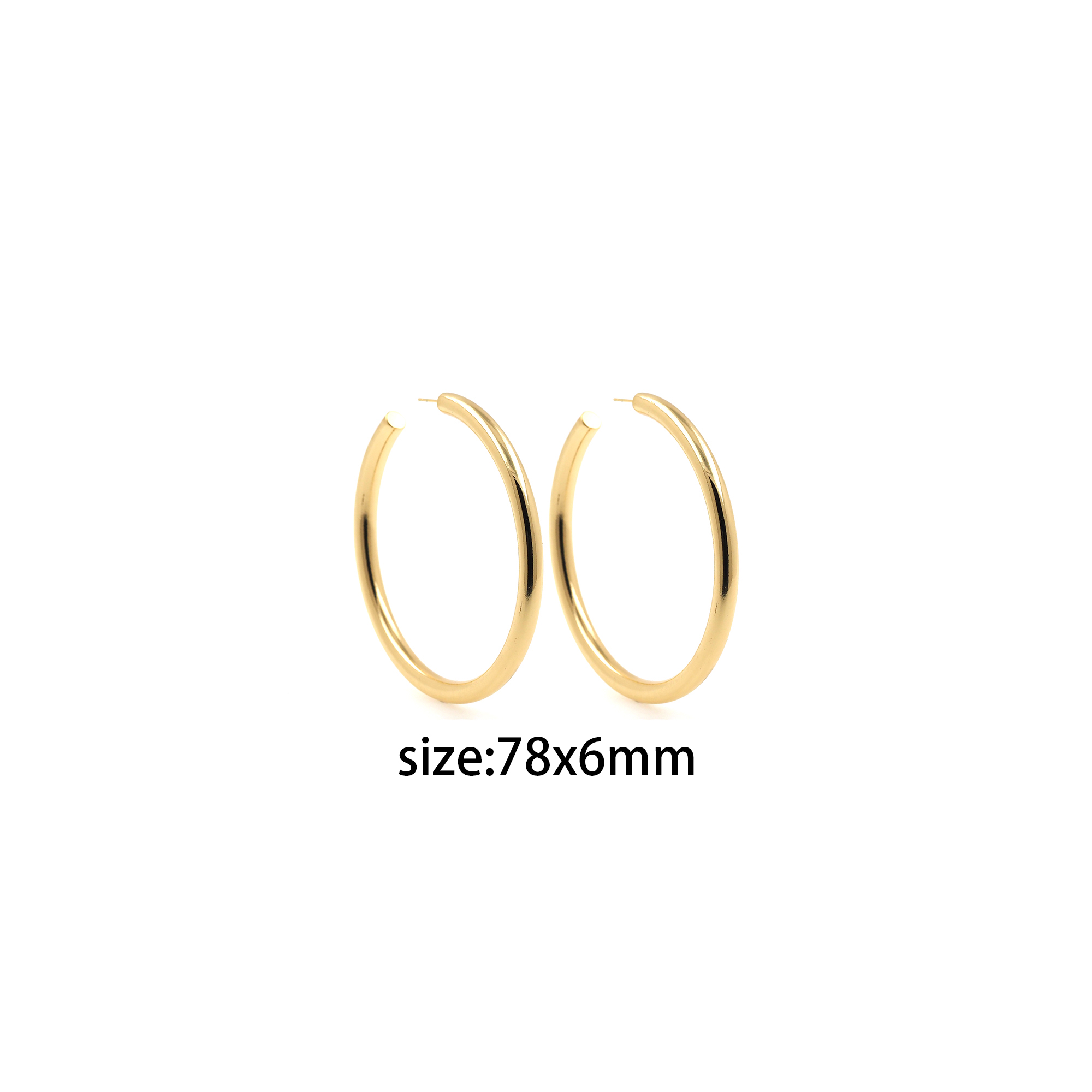 18K Gold Filled Round Hoop Earrings,Dainty Thin Earrings,Gold Hoops,Minimalist Hoops Huggie