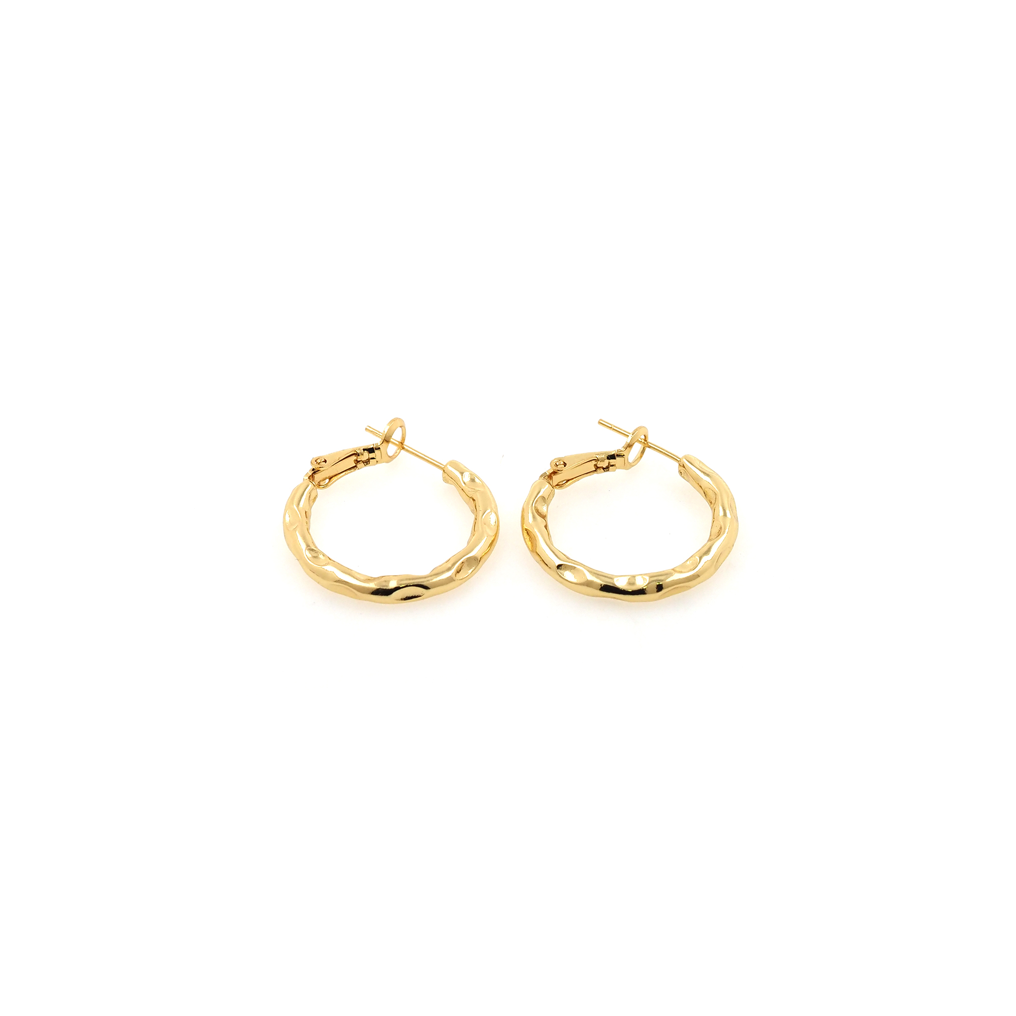 18K Gold Filled Round Hoops Earrings,Dainty Hoops,Gold Huggies Hoop Earrings,Minimalist Earrings