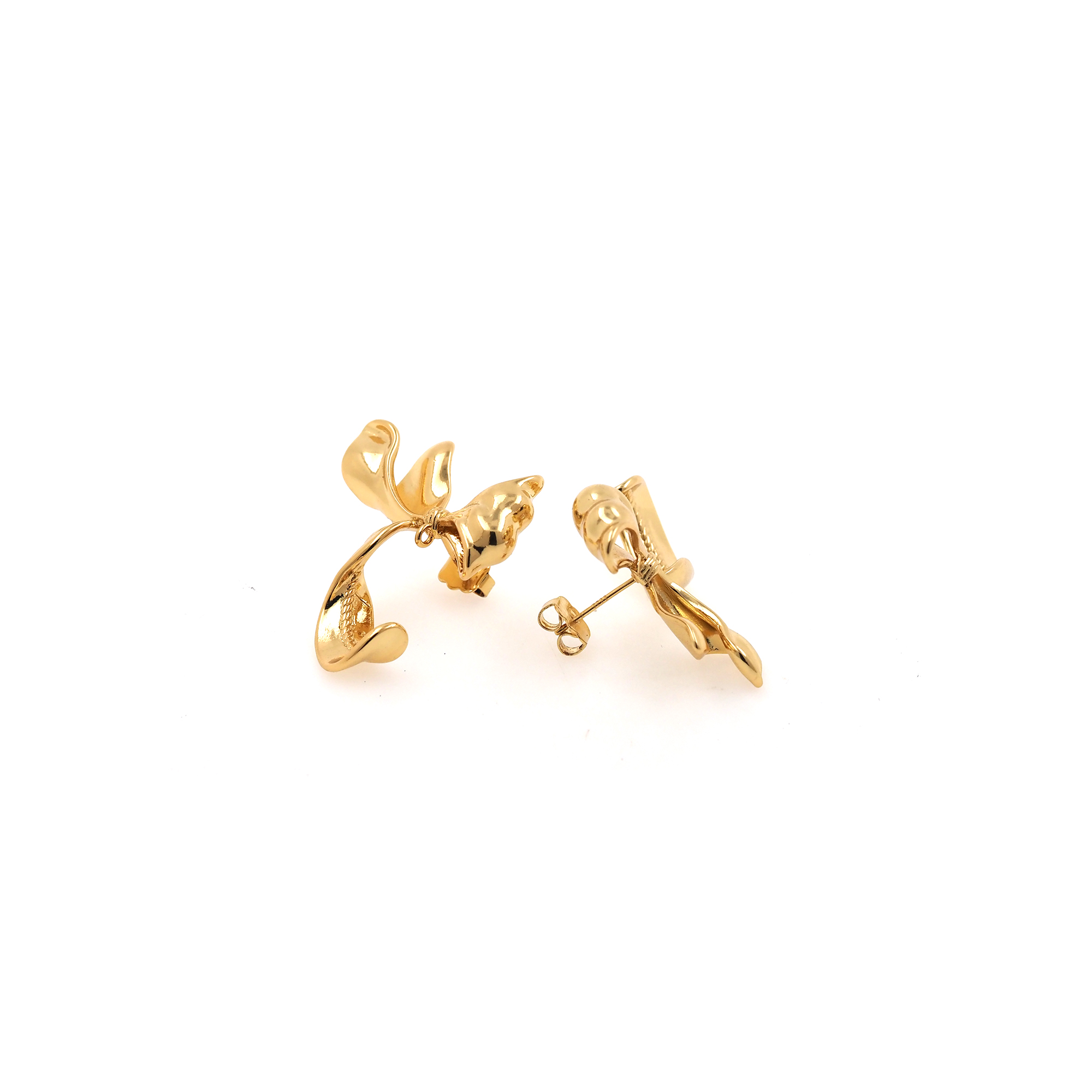 18K Gold Filled Bow Stud Earrings,Bow Earrings,Dainty Earrings,Minimalist Earring,Gift for Wife