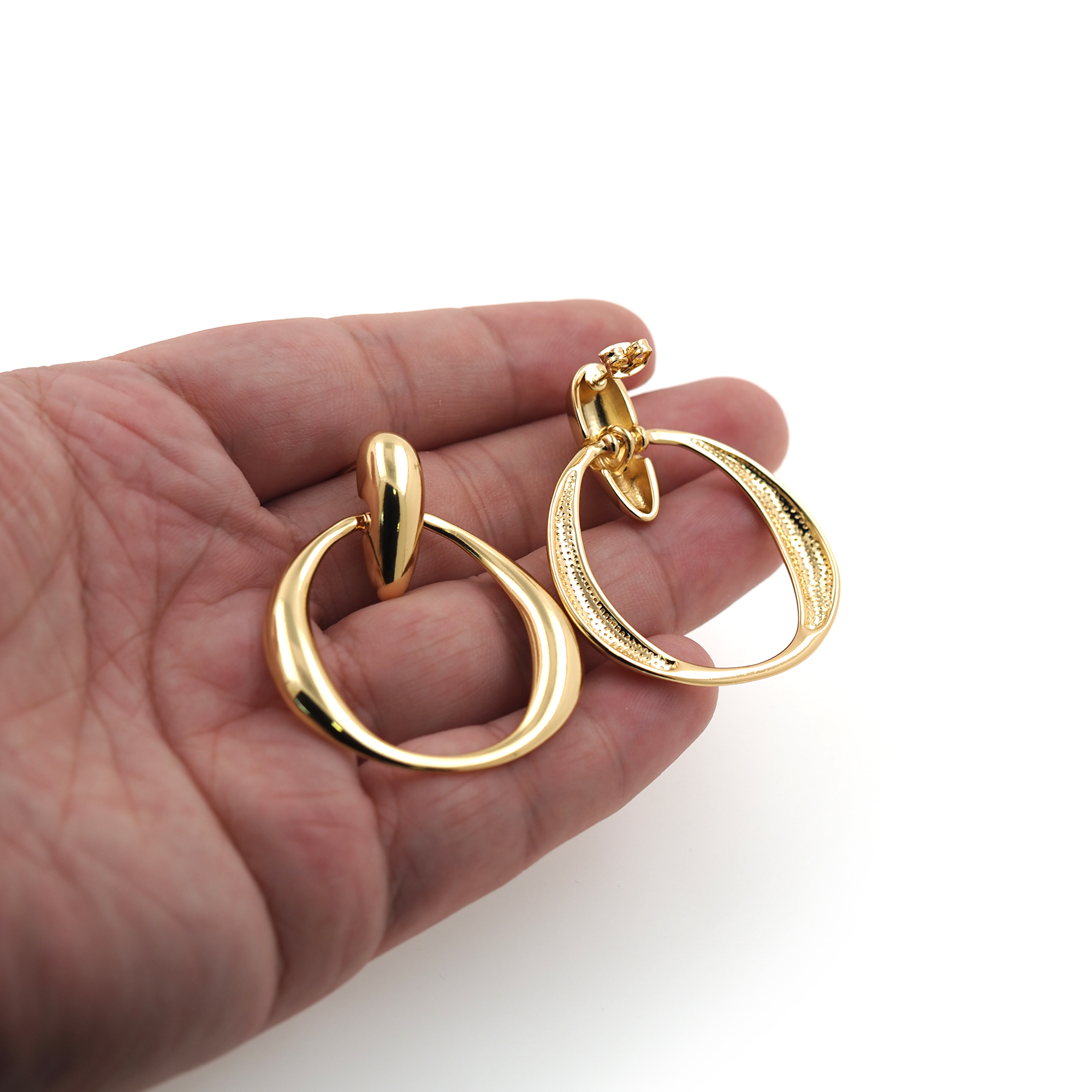 18K Gold Filled Round Stud Earrings,Dangle Earring,Round Earrings,Dainty Earrings,Minimalist Earring,Gift for Wife