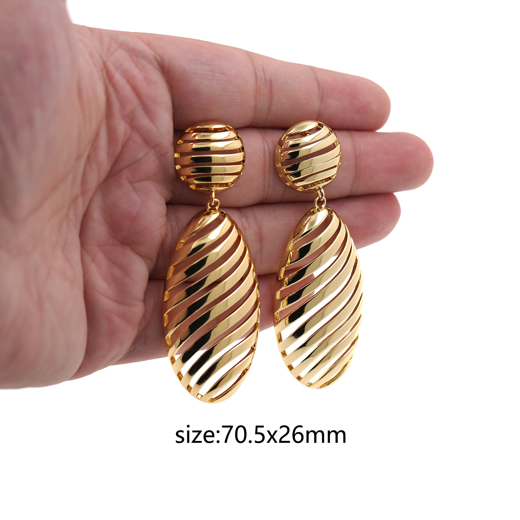 18K Gold Filled Oval Stud Earrings,Dangle Earring,Oval Earrings,Dainty Earrings,Minimalist Earring,Gift for Wife