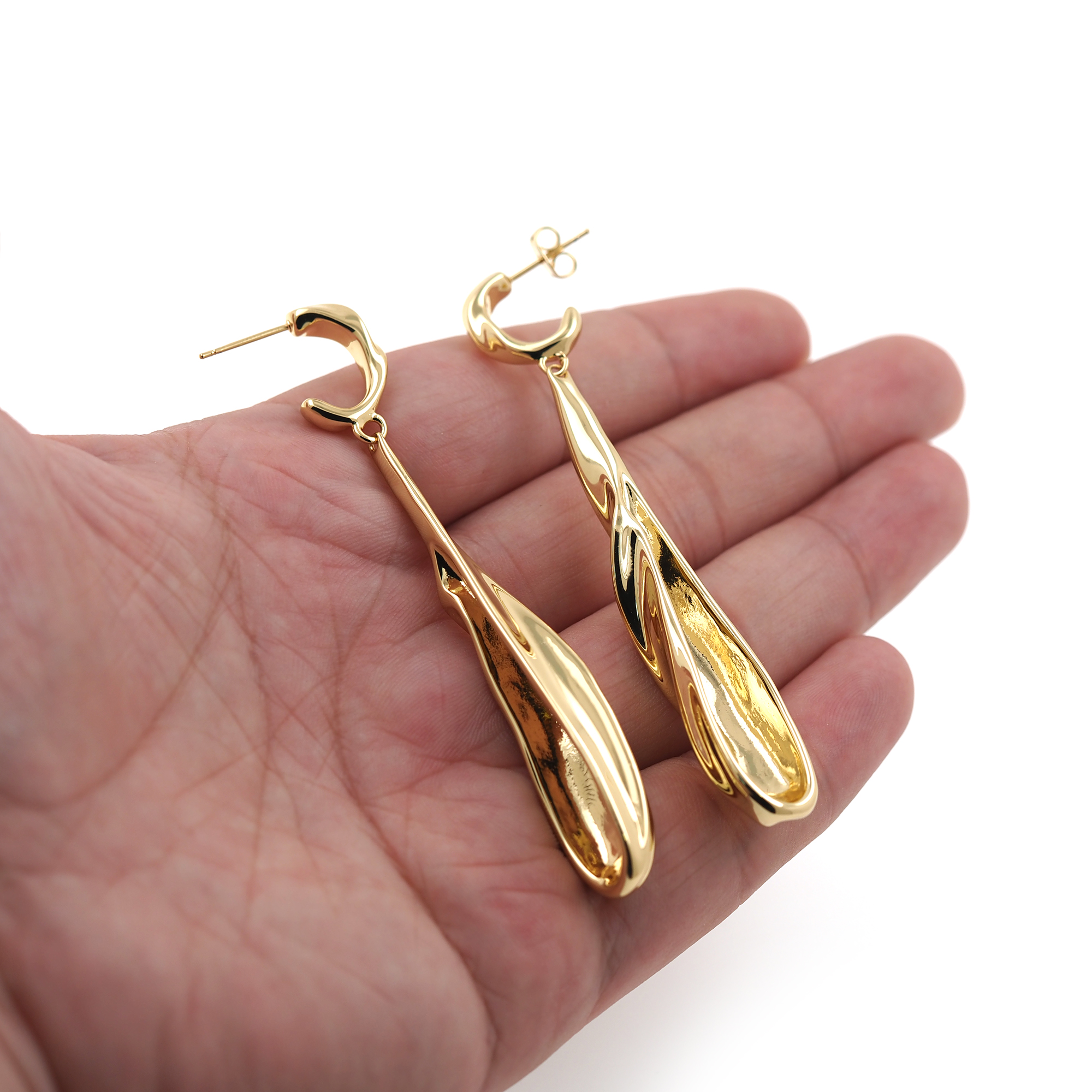 18K Gold Filled Teardrop Stud Earrings,Dangle Earring,Water Drop Earrings,Dainty Earrings,Minimalist Earring,Gift for Wife