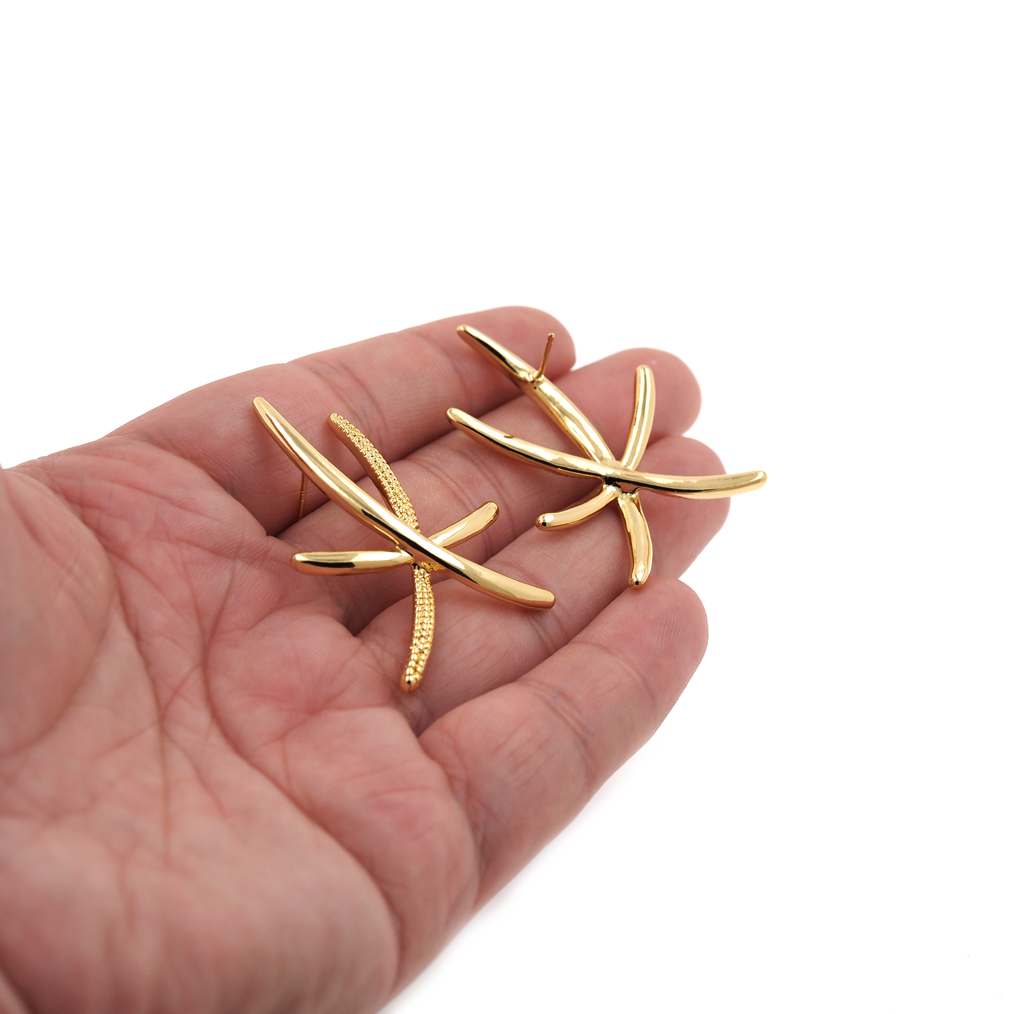 18K Gold Filled Starfish Stud Earrings,Starfish Earrings,Dainty Earrings,Minimalist Earring,Gift for Wife