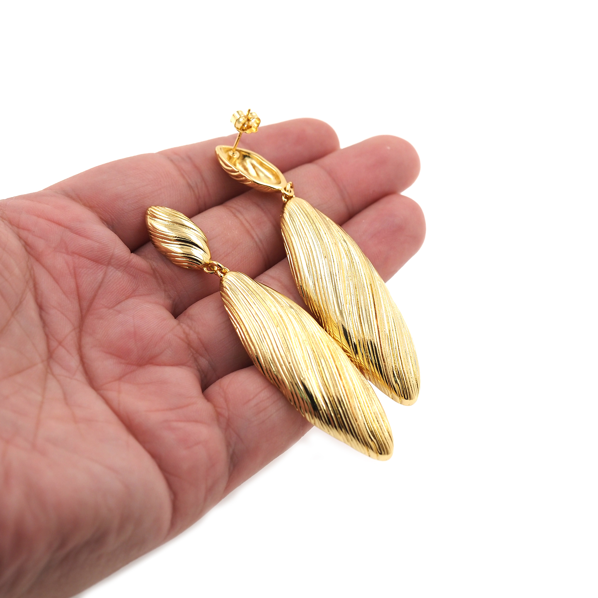 18K Gold Filled Oval Stud Earrings,Dangle Earring,Oval Earrings,Dainty Earrings,Minimalist Earring,Gift for Wife